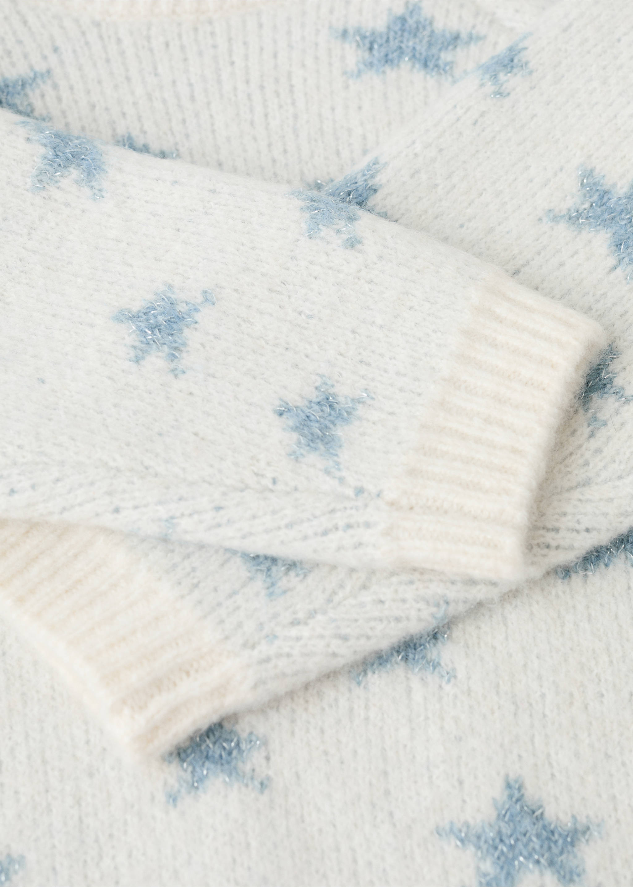 Jersey lurex estrellas - Detalle del artículo 0, Crudo. Ref: 27041181-00.