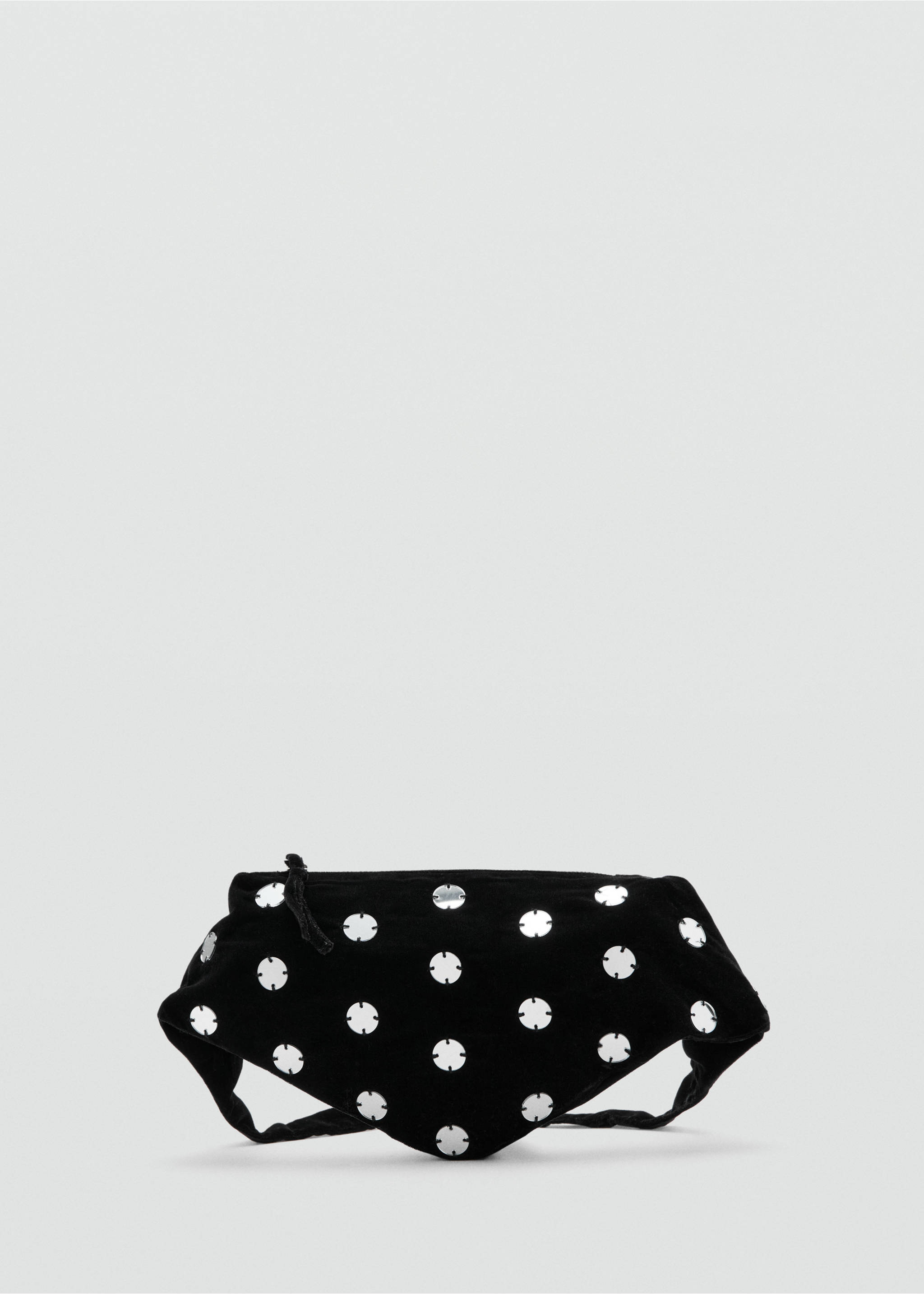 Sequined  bag - Article without model, Black. Ref: 27041183-00.