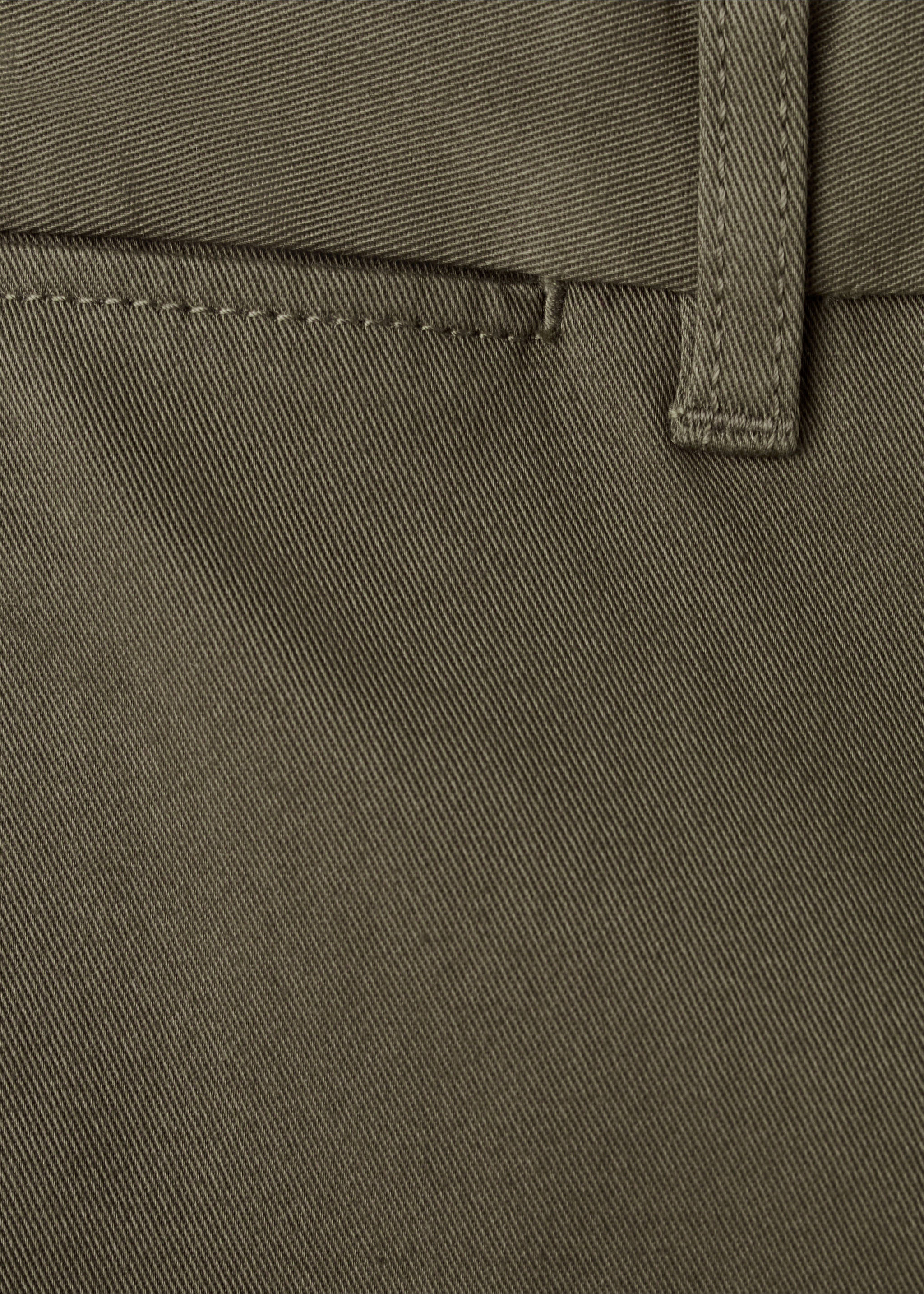 Pantaloni Barna super slim fit chino din serj - Detaliu al articolului 0, Kaki. Ref: 27041187-00.