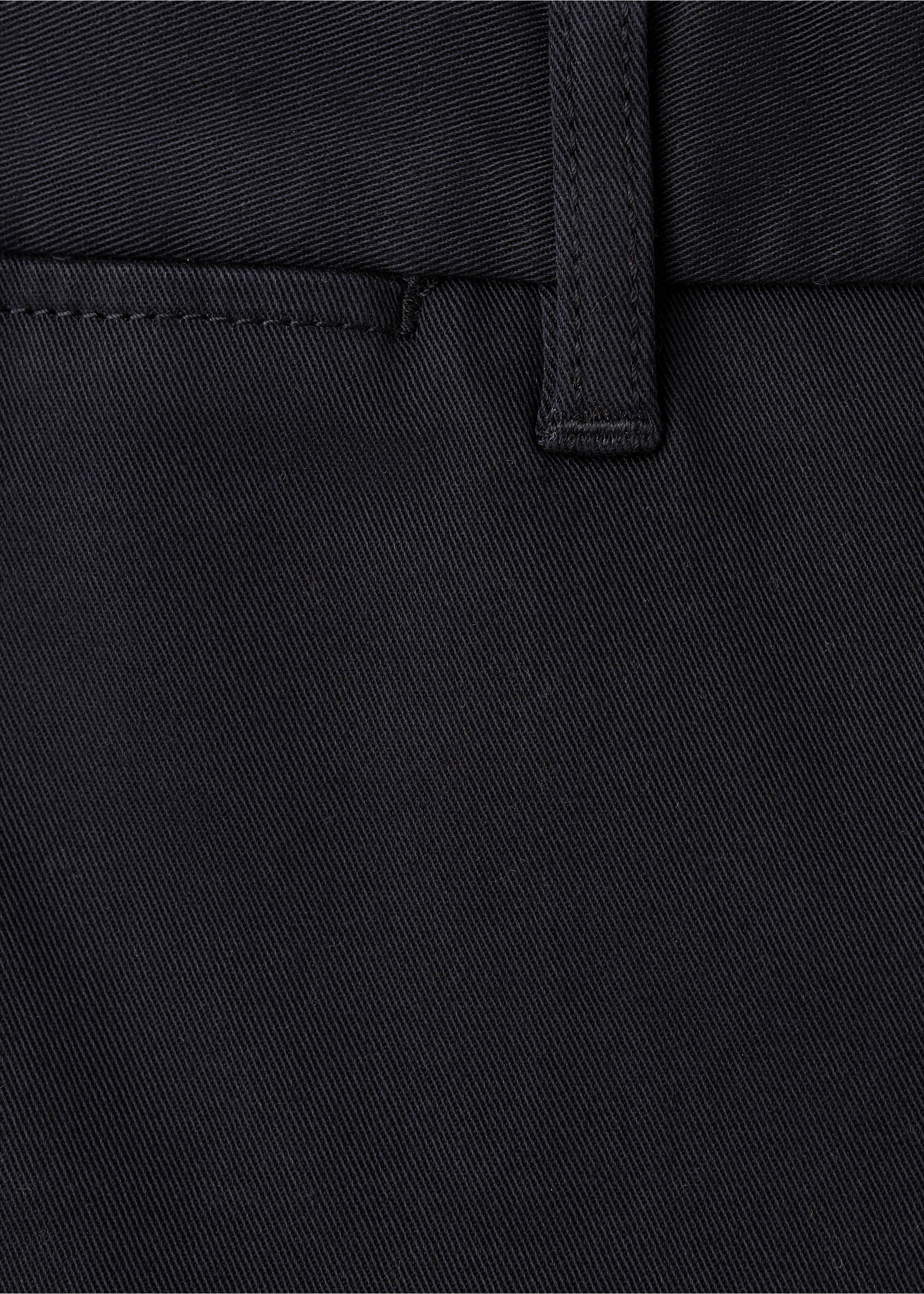 巴纳超修身版型棉质斜纹布长裤 - null, 海军蓝. Ref: 27041187-00.