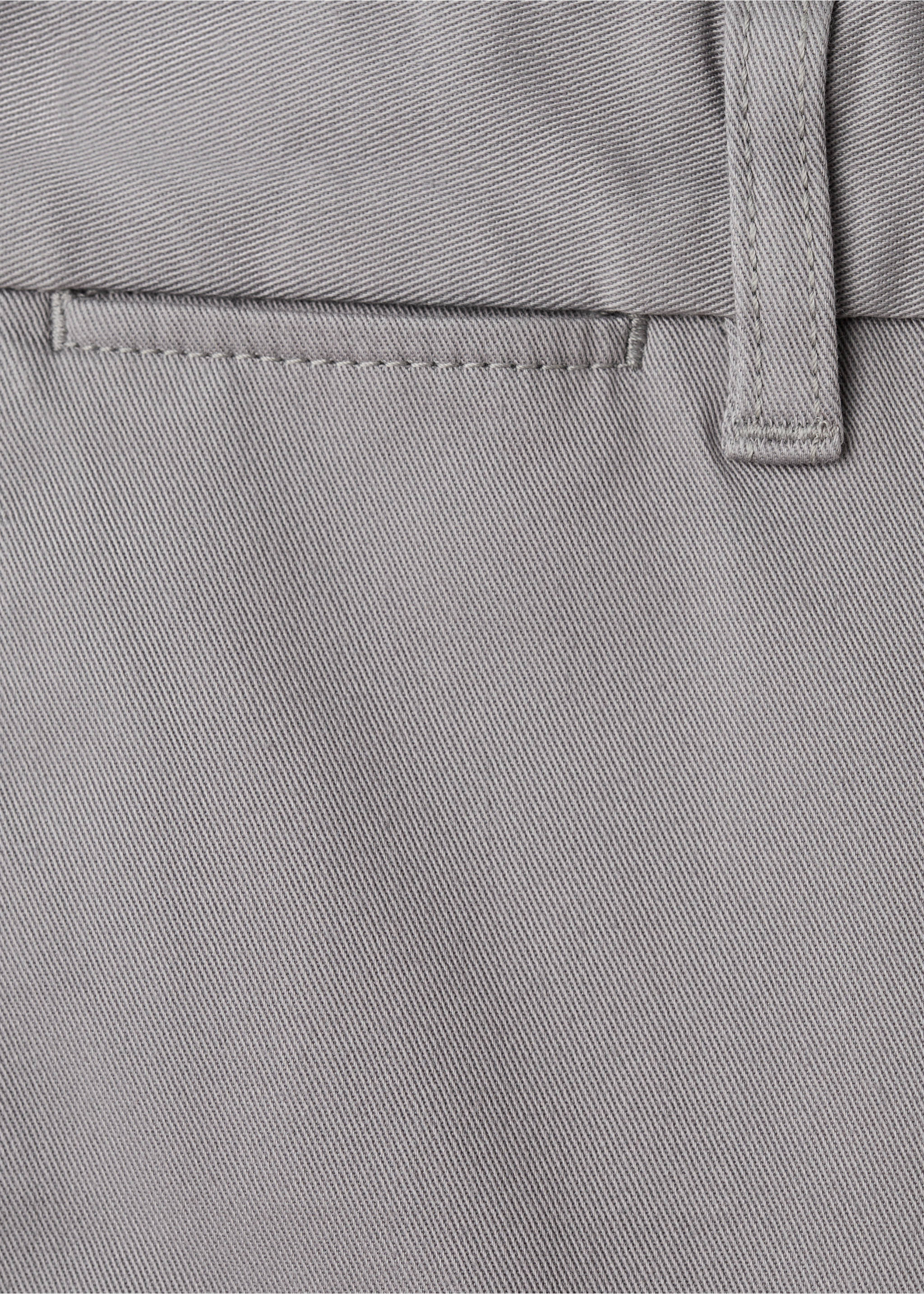 Pantaloni Barna super slim fit chino din serj - Detaliu al articolului 0, Gri deschis. Ref: 27041187-00.