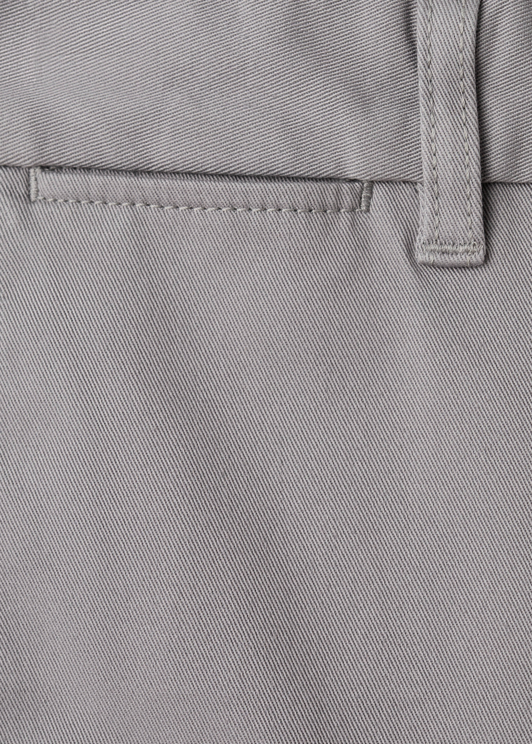Barna super slim fit chino twill trousers - Details of the article 0