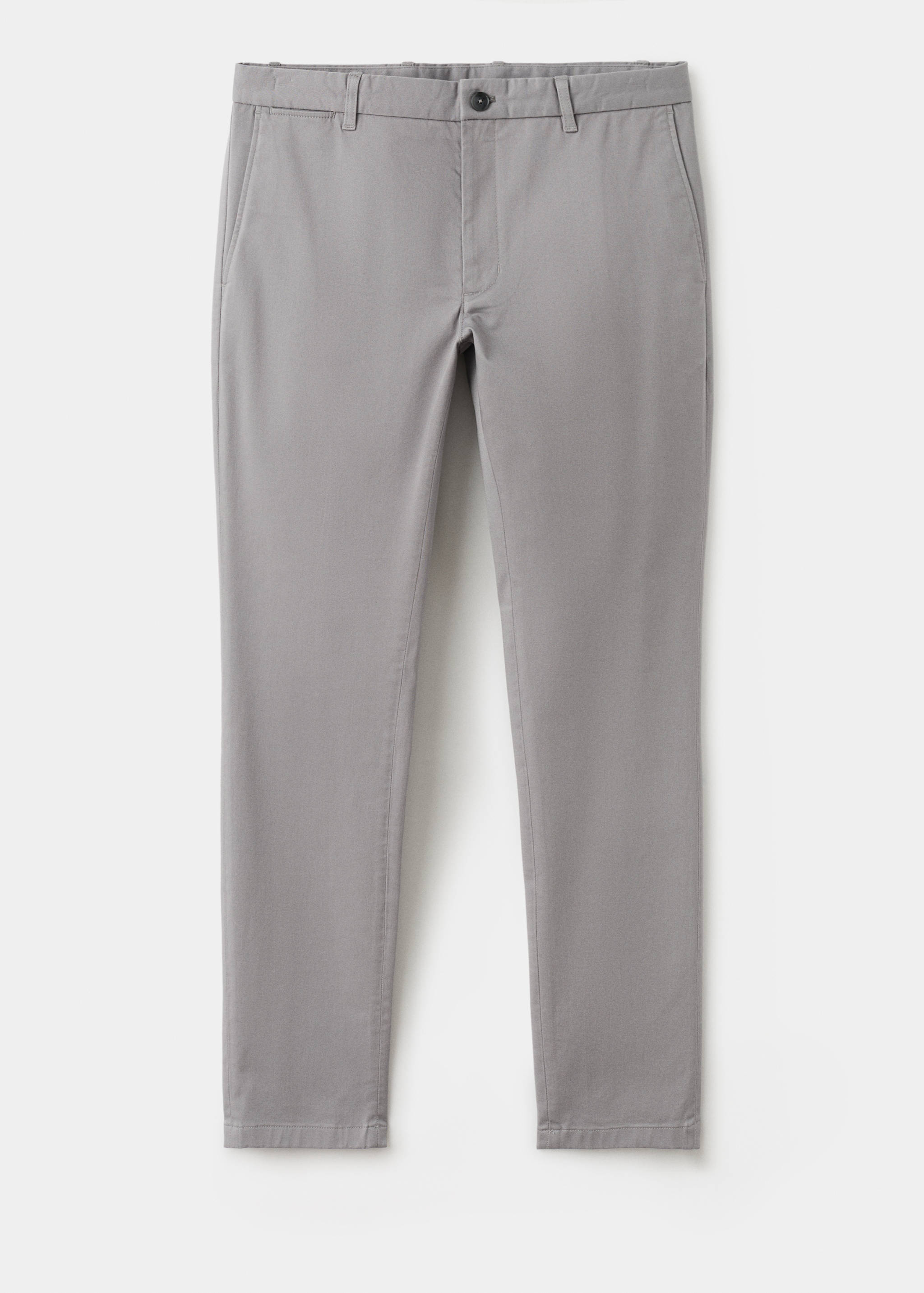 Barna slim-fit twill chino trousers - Article without model