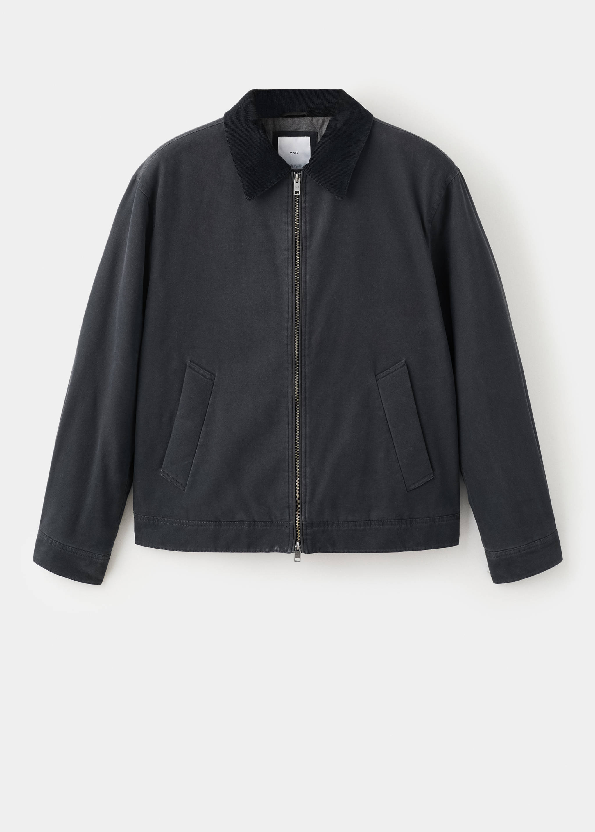 Chaqueta acolchada cuello pana - Artículo sin modelo