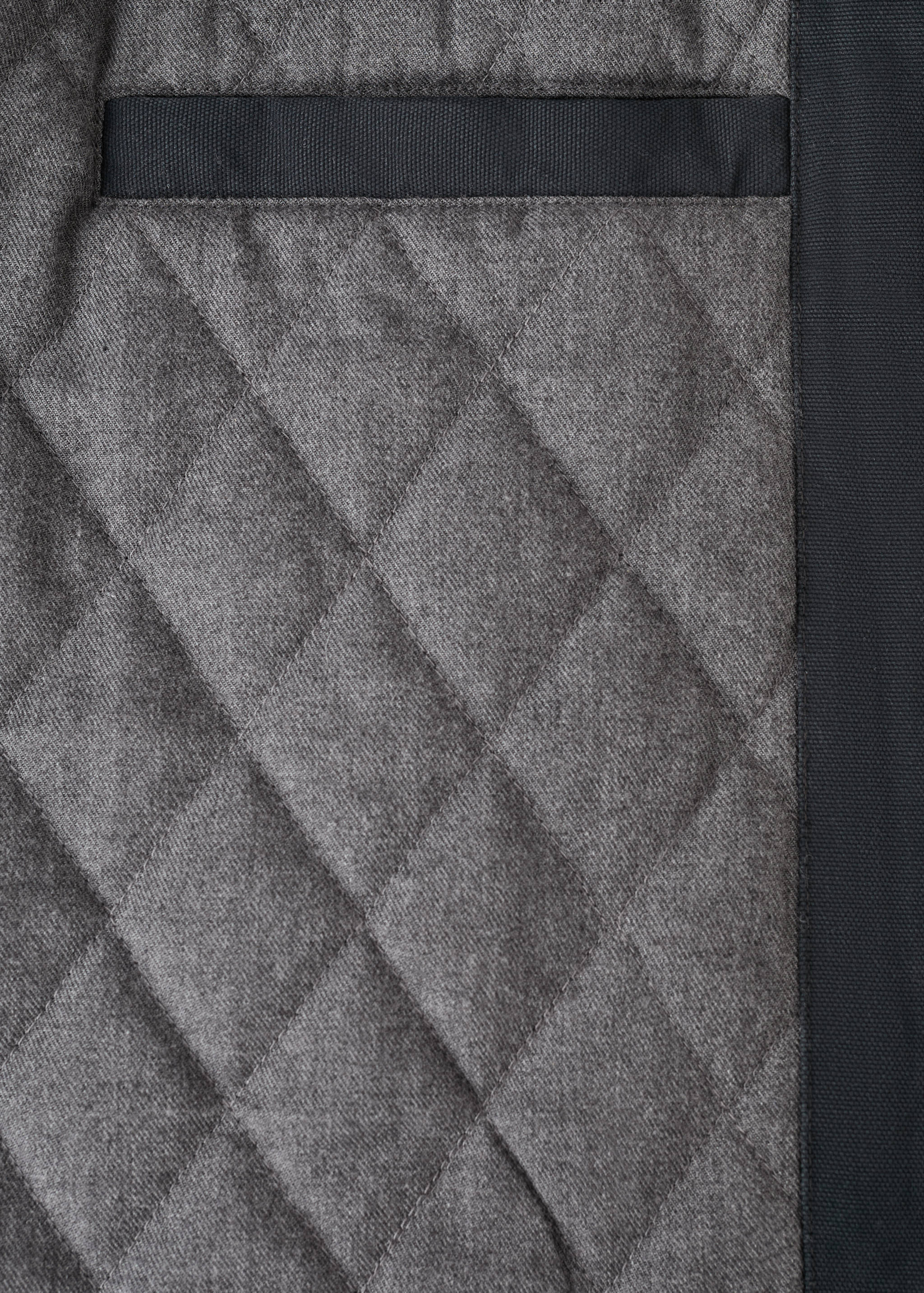 Chaqueta acolchada cuello pana - Detalle del artículo 0