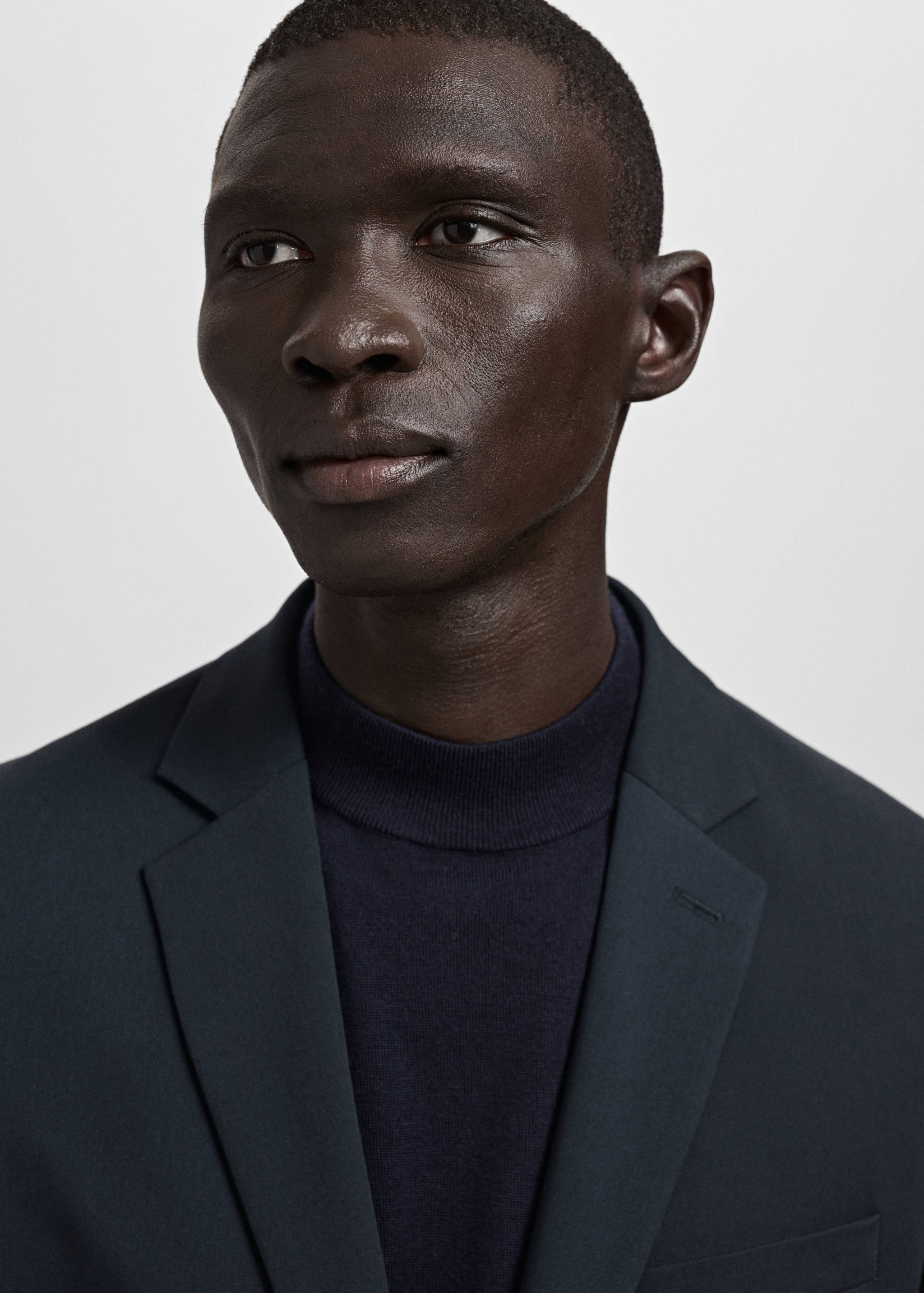 Super slim-fit suit jacket in stretch fabric - Details of the article 1