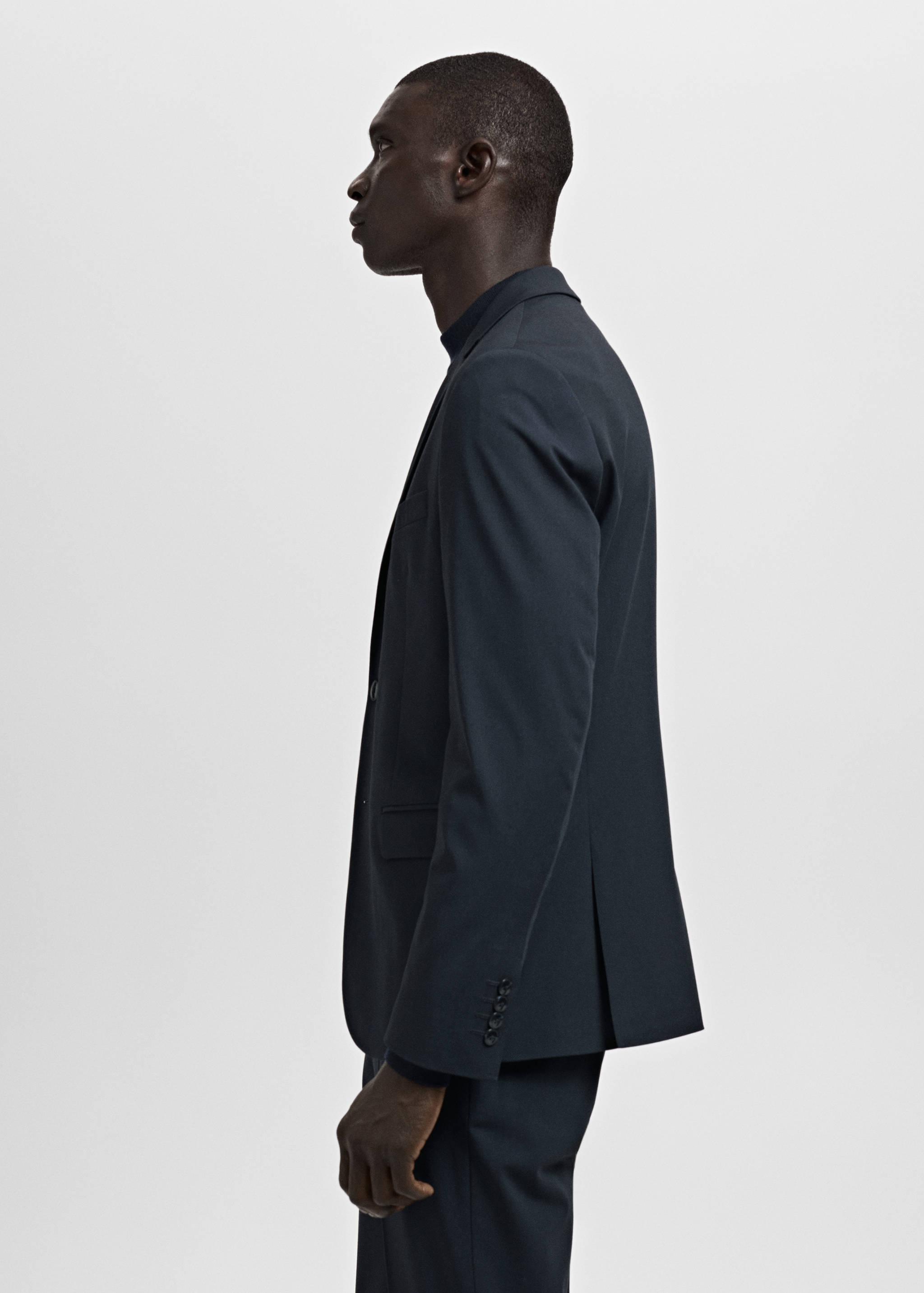 Super slim-fit suit jacket in stretch fabric - Details of the article 2