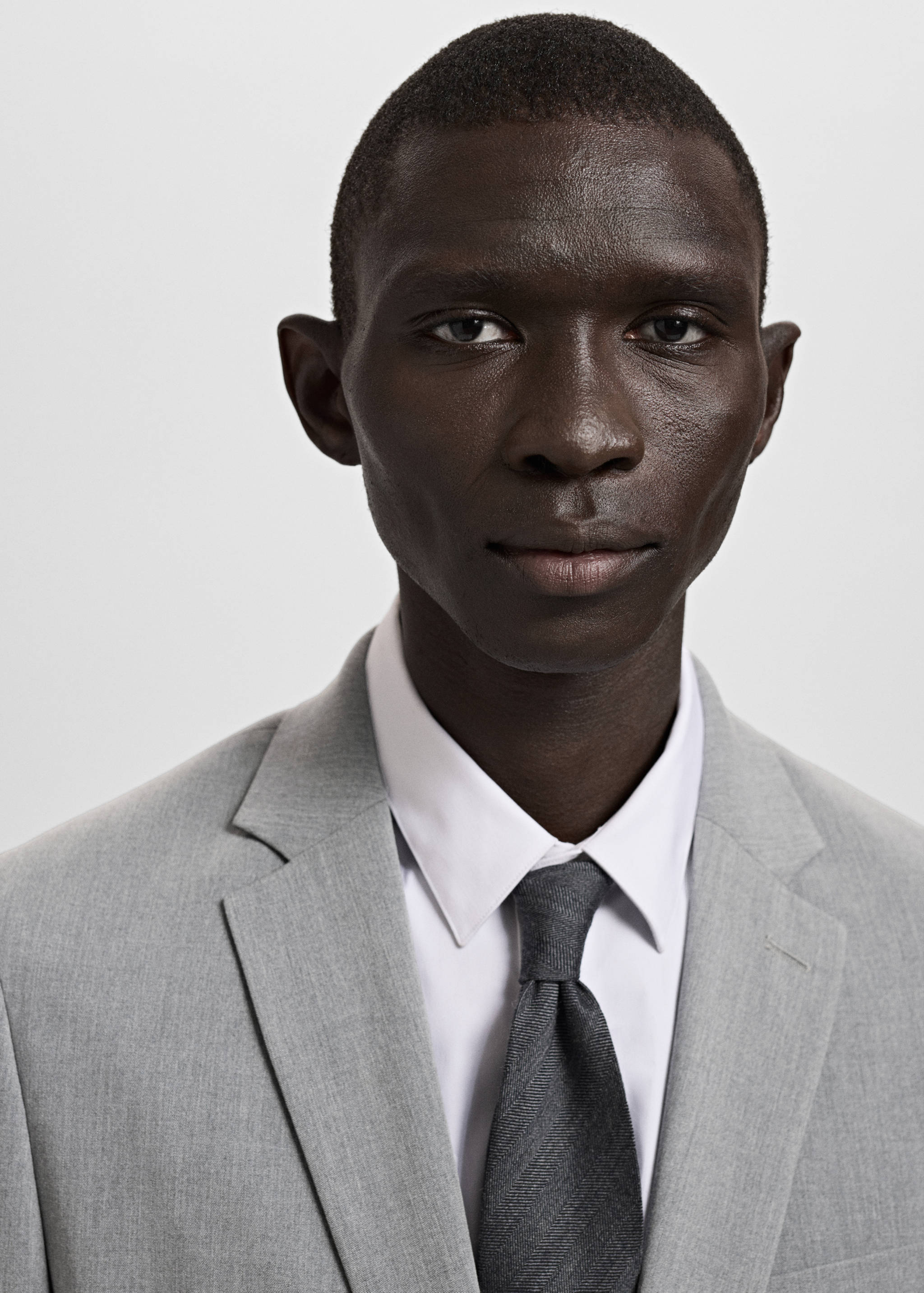 Super slim-fit suit jacket in stretch fabric - Details of the article 1