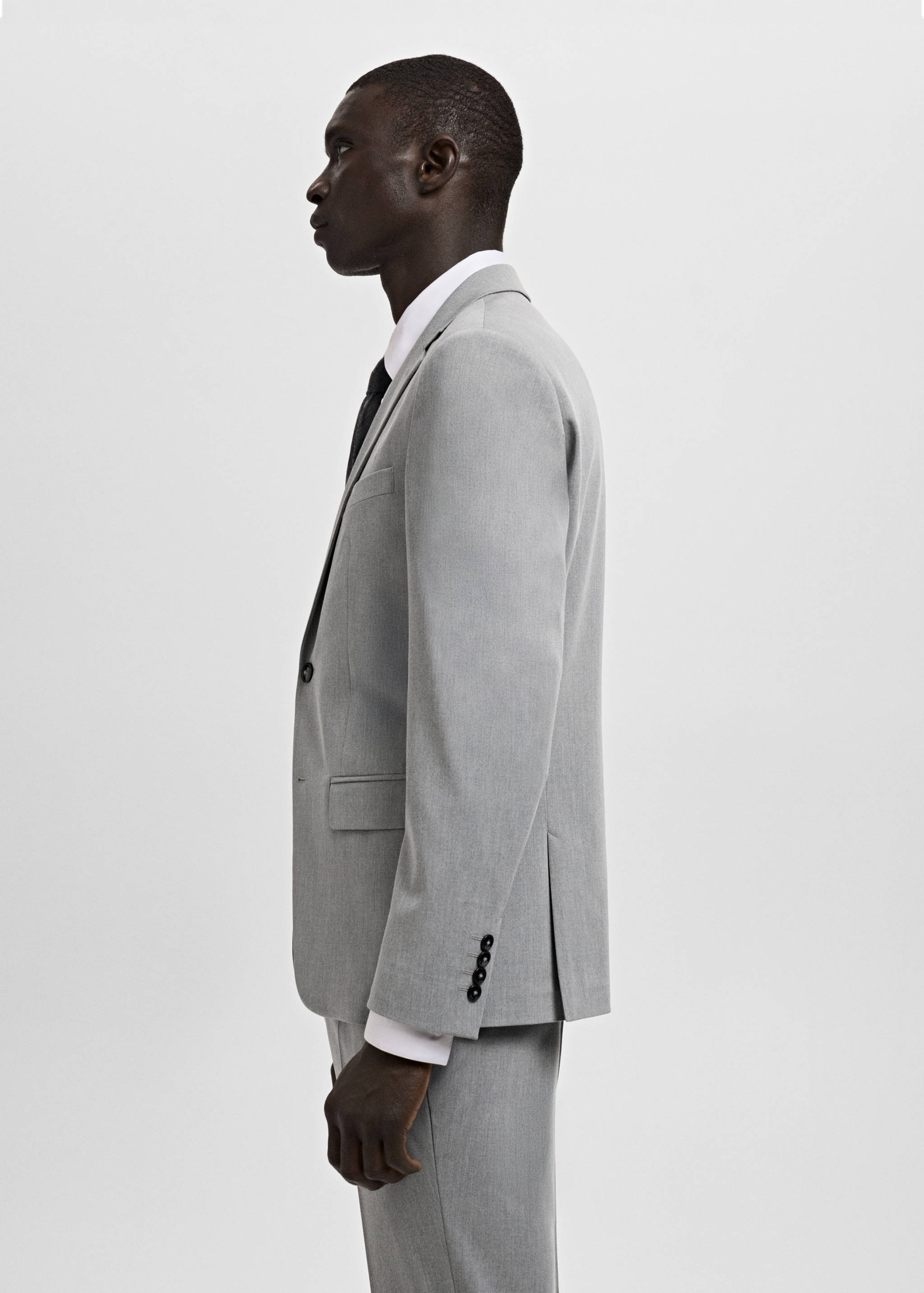 Super slim-fit suit jacket in stretch fabric - Details of the article 2