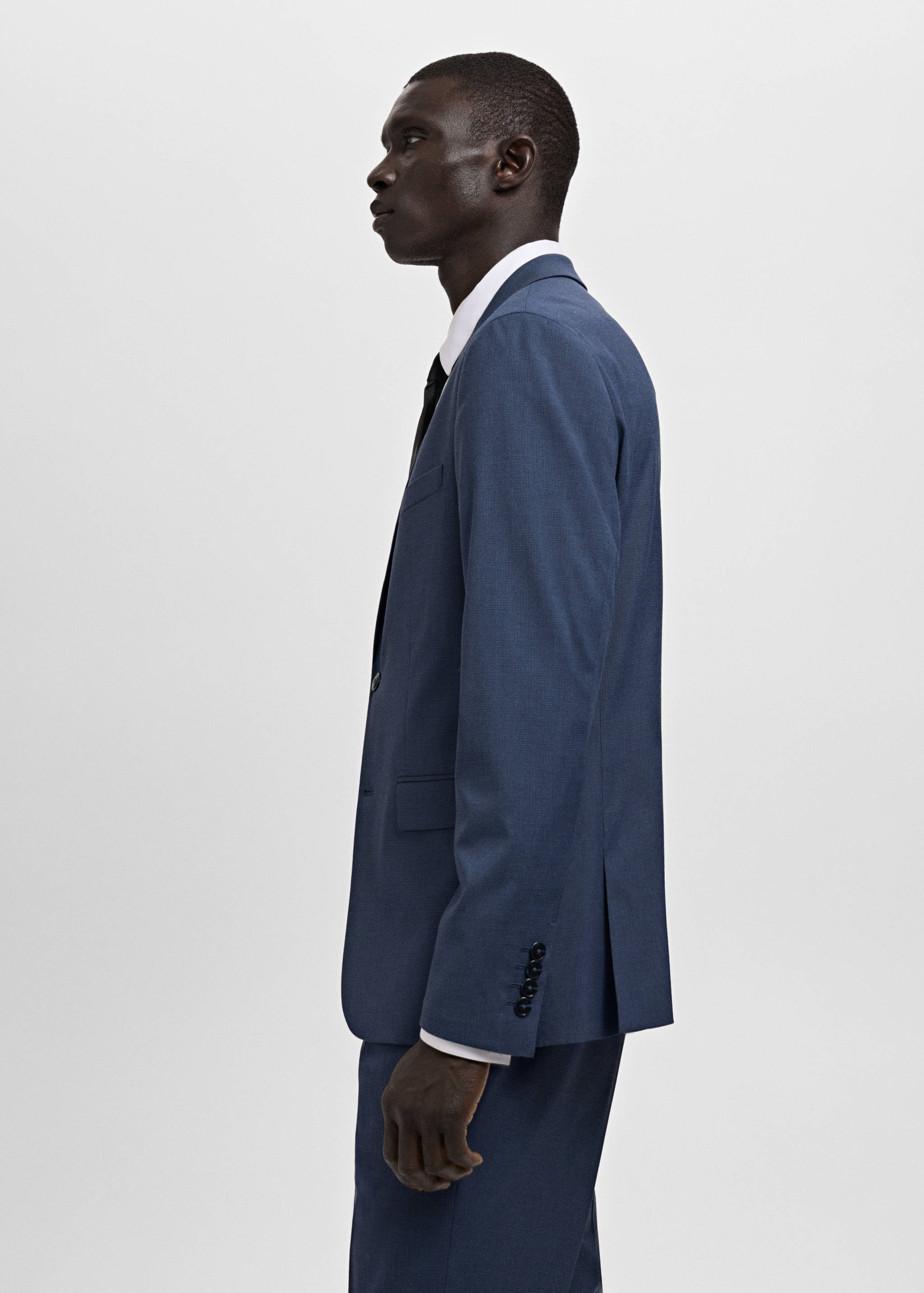 Super slim-fit suit jacket in stretch fabric - Details of the article 2