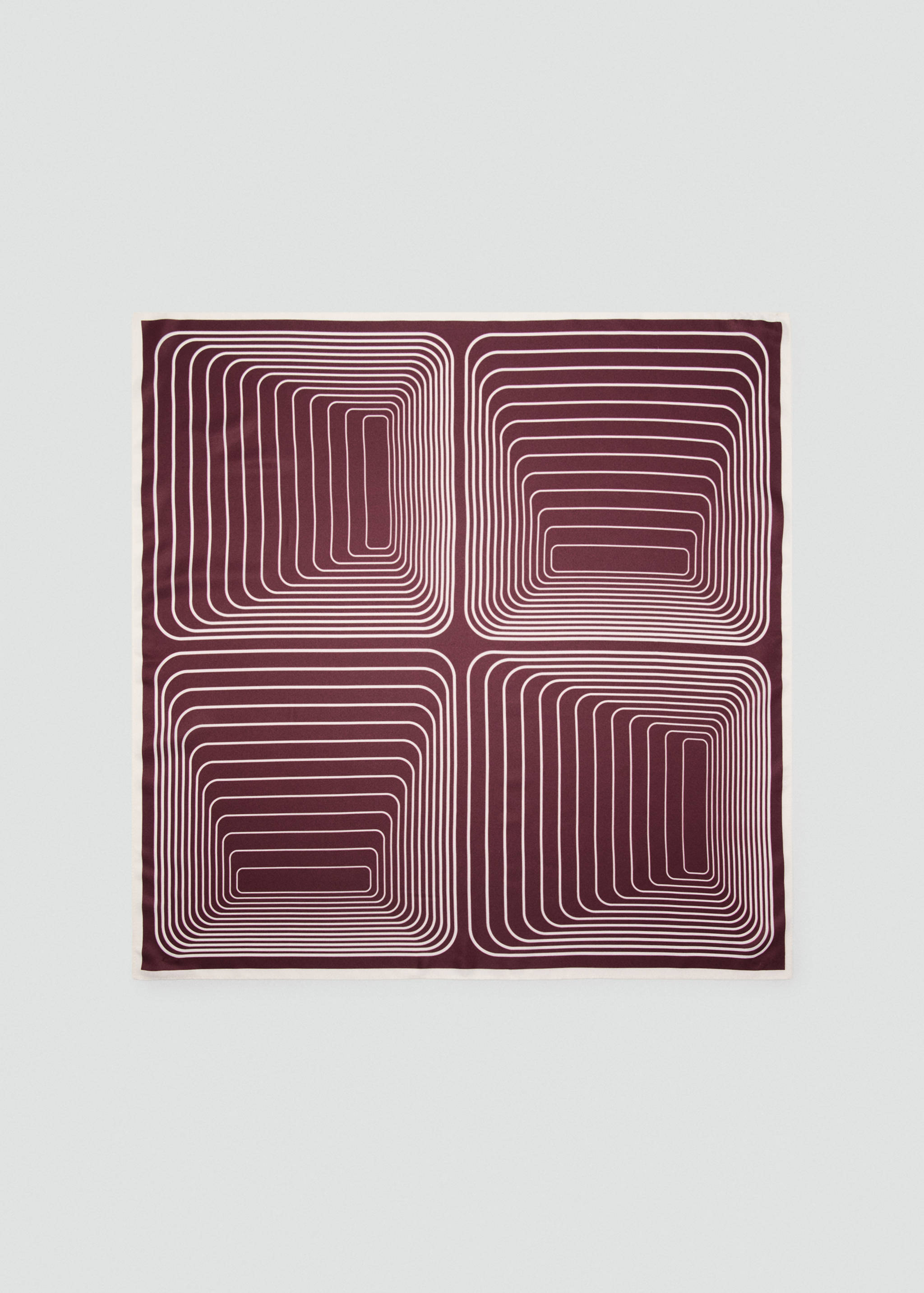 Mouchoir satiné à carreaux - Article sans modèle