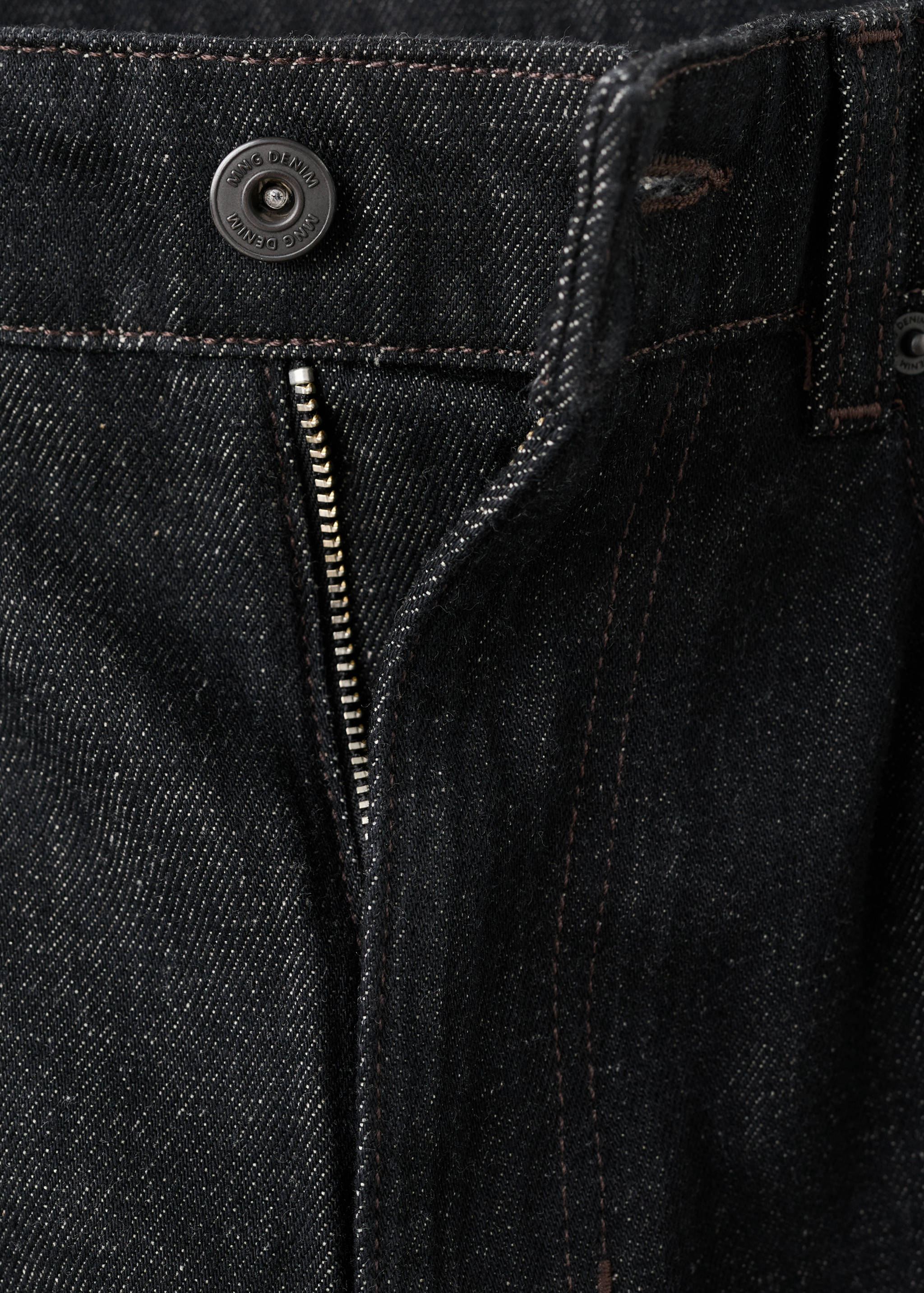 Regular fit cropped jeans van 100% katoen - Detail van het artikel 8