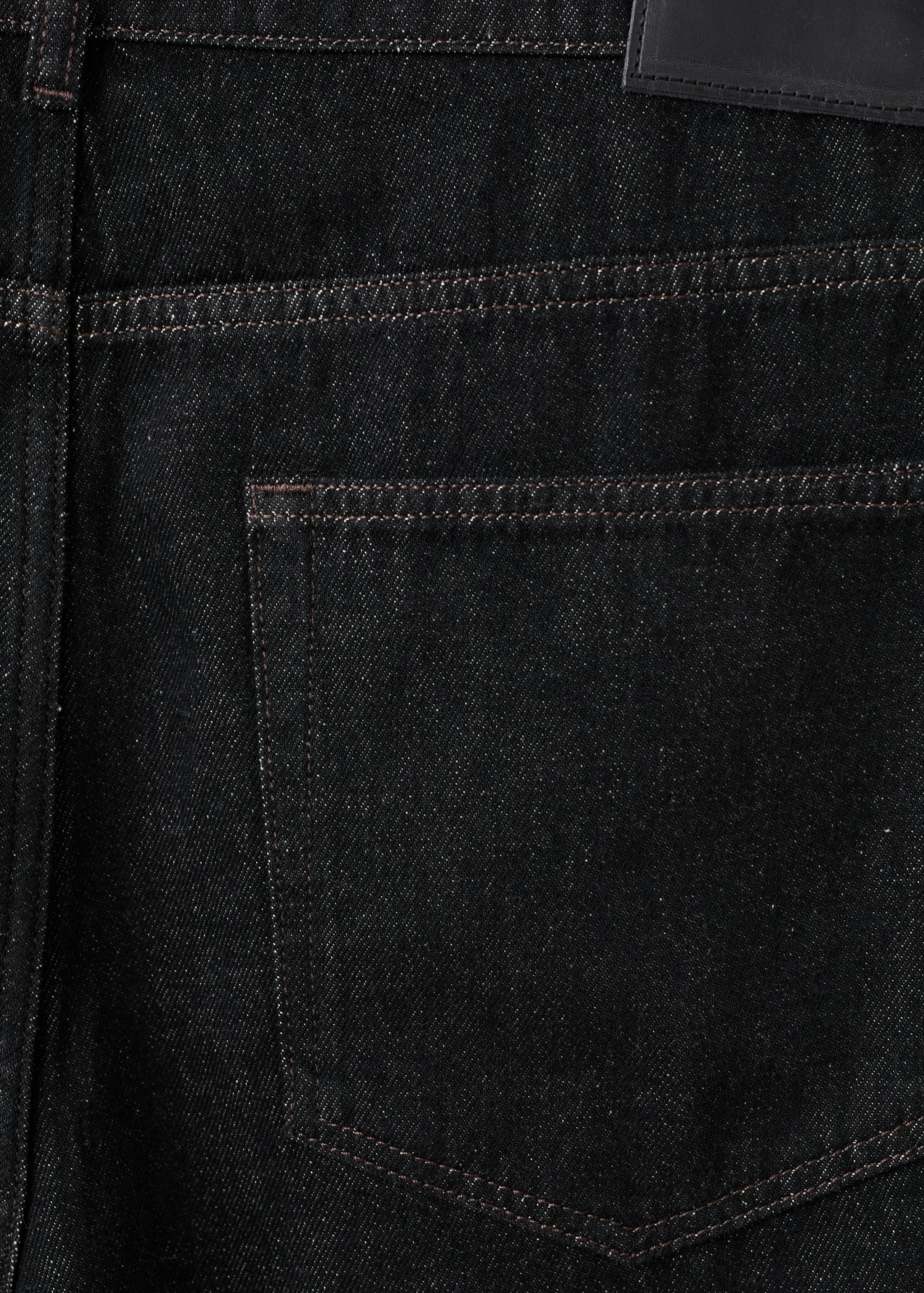 Regular fit cropped jeans van 100% katoen - Detail van het artikel 0