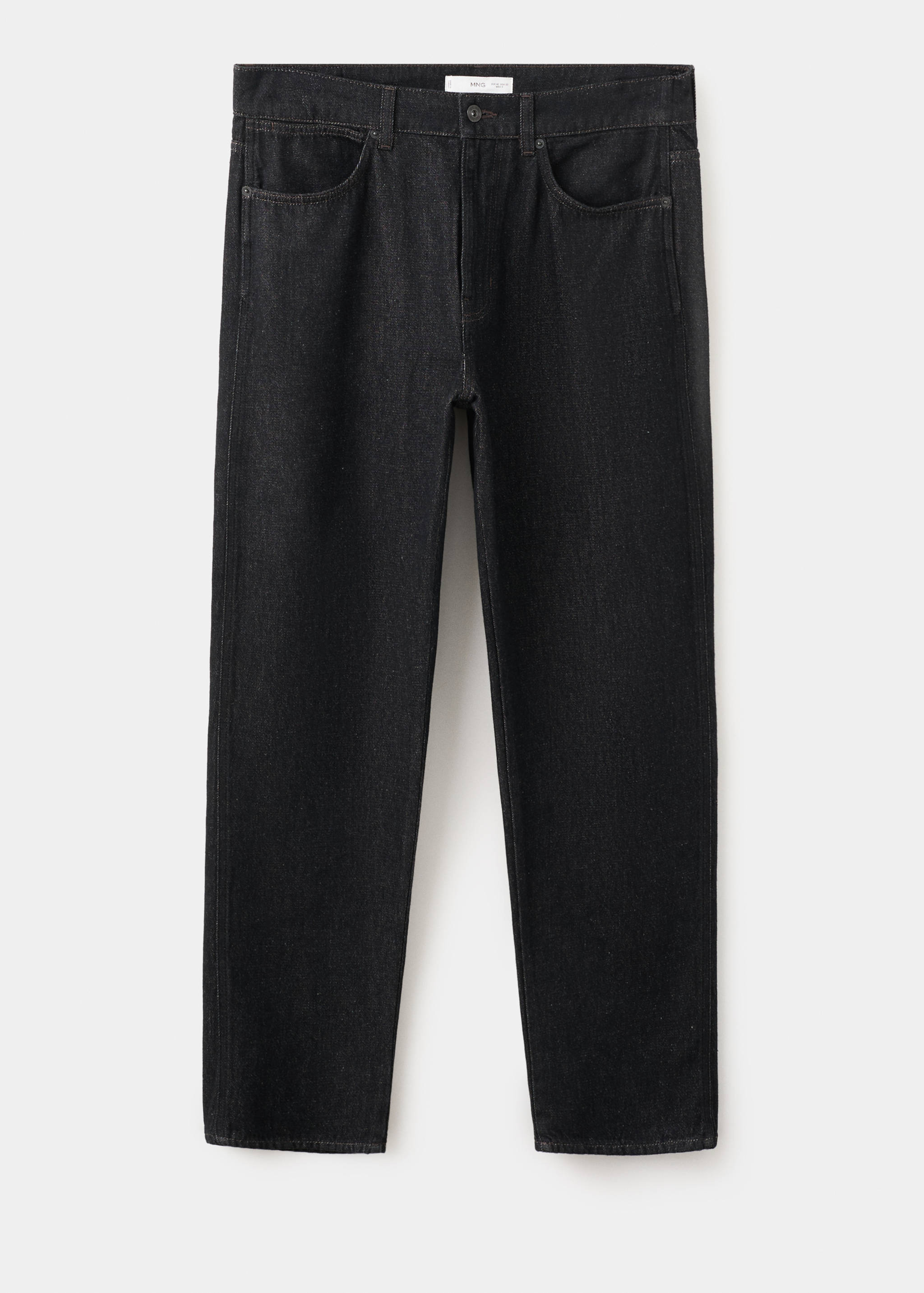 Jeans 100% algodón regular fit cropped - Artículo sin modelo