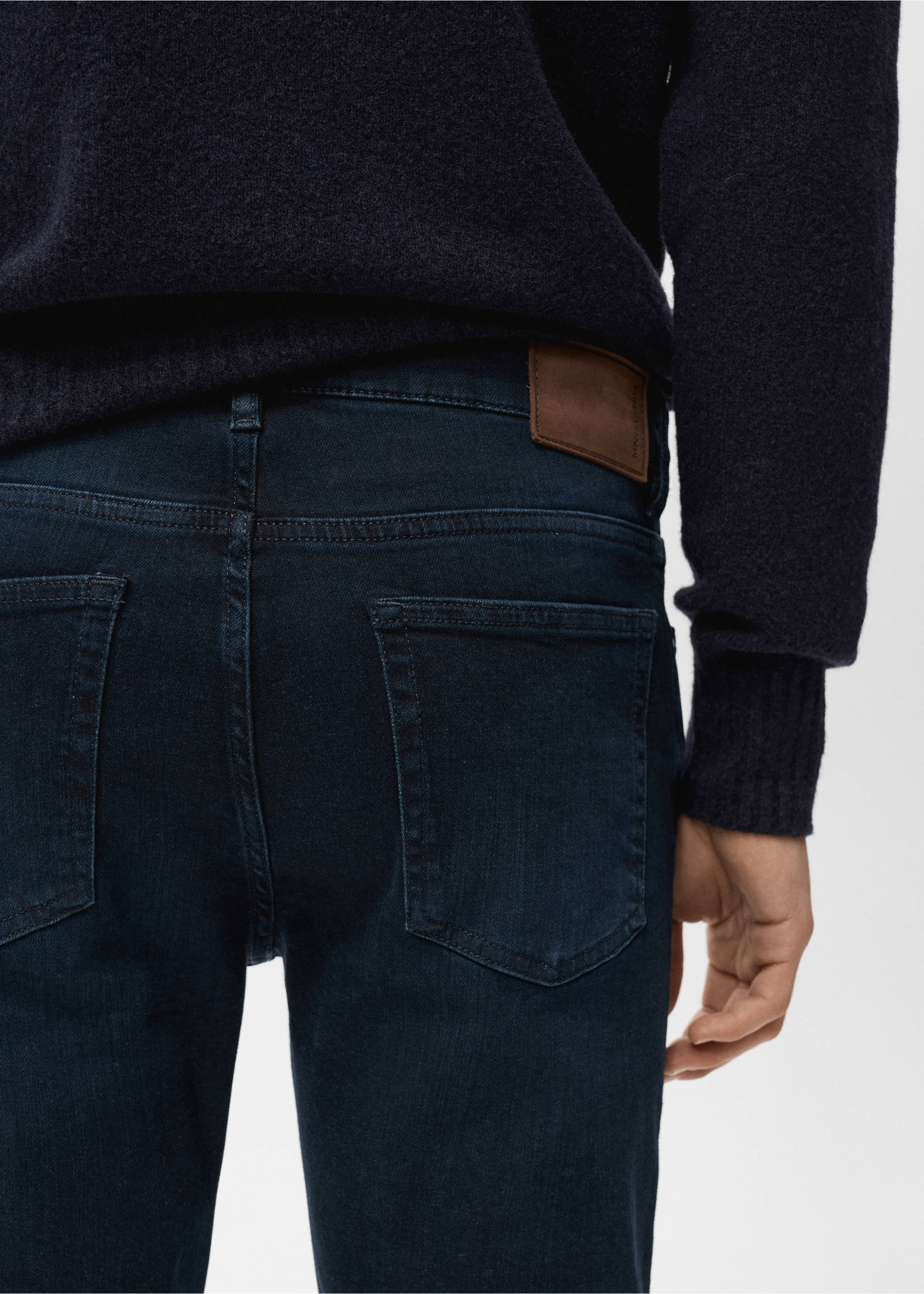 Slim fit Ultra Soft Touch Patrick jeans - Details of the article 6, Deep Dark Blue. Ref: 27041202-00.