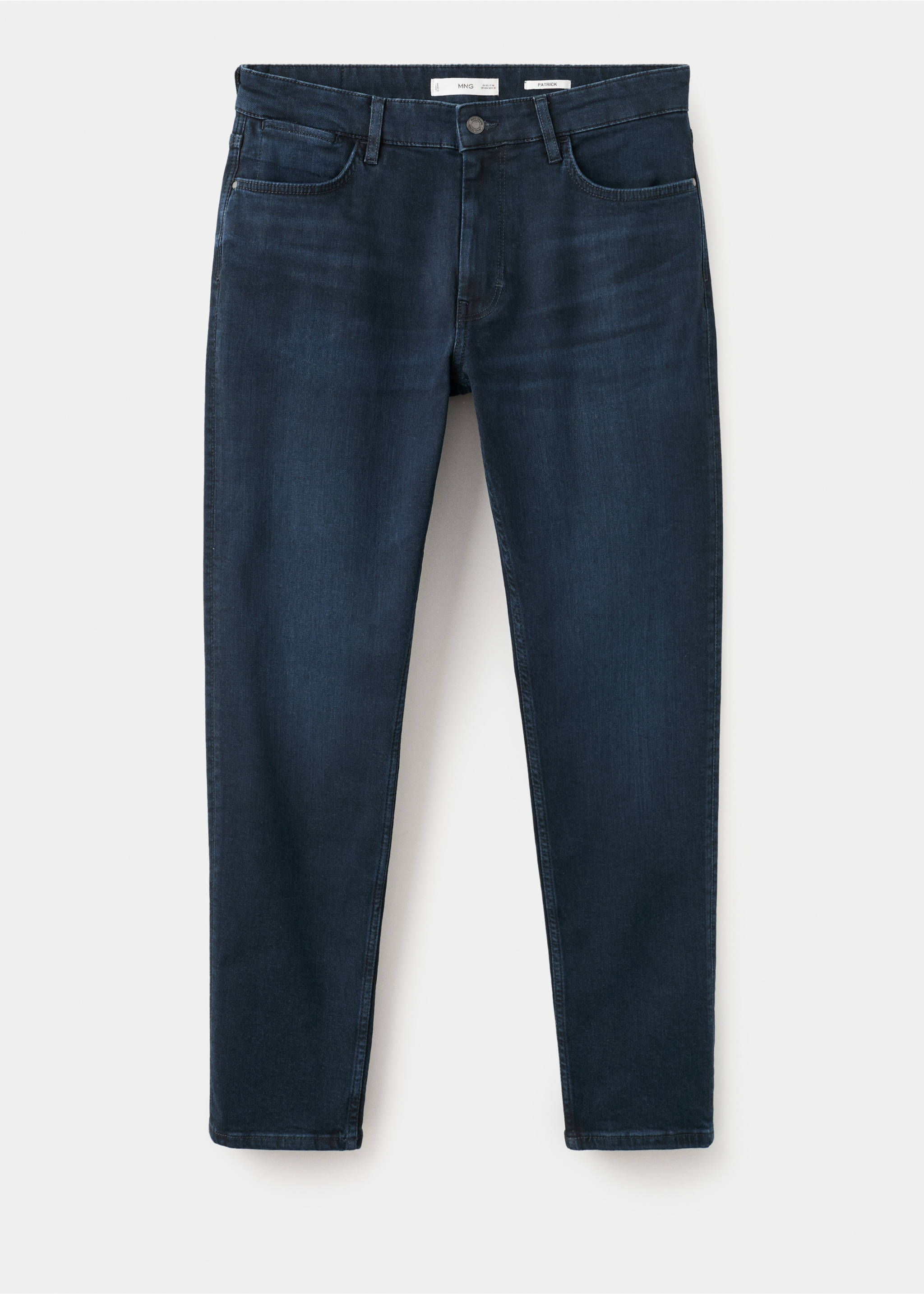 Slim fit Ultra Soft Touch Patrick jeans - Article without model, Deep Dark Blue. Ref: 27041202-00.