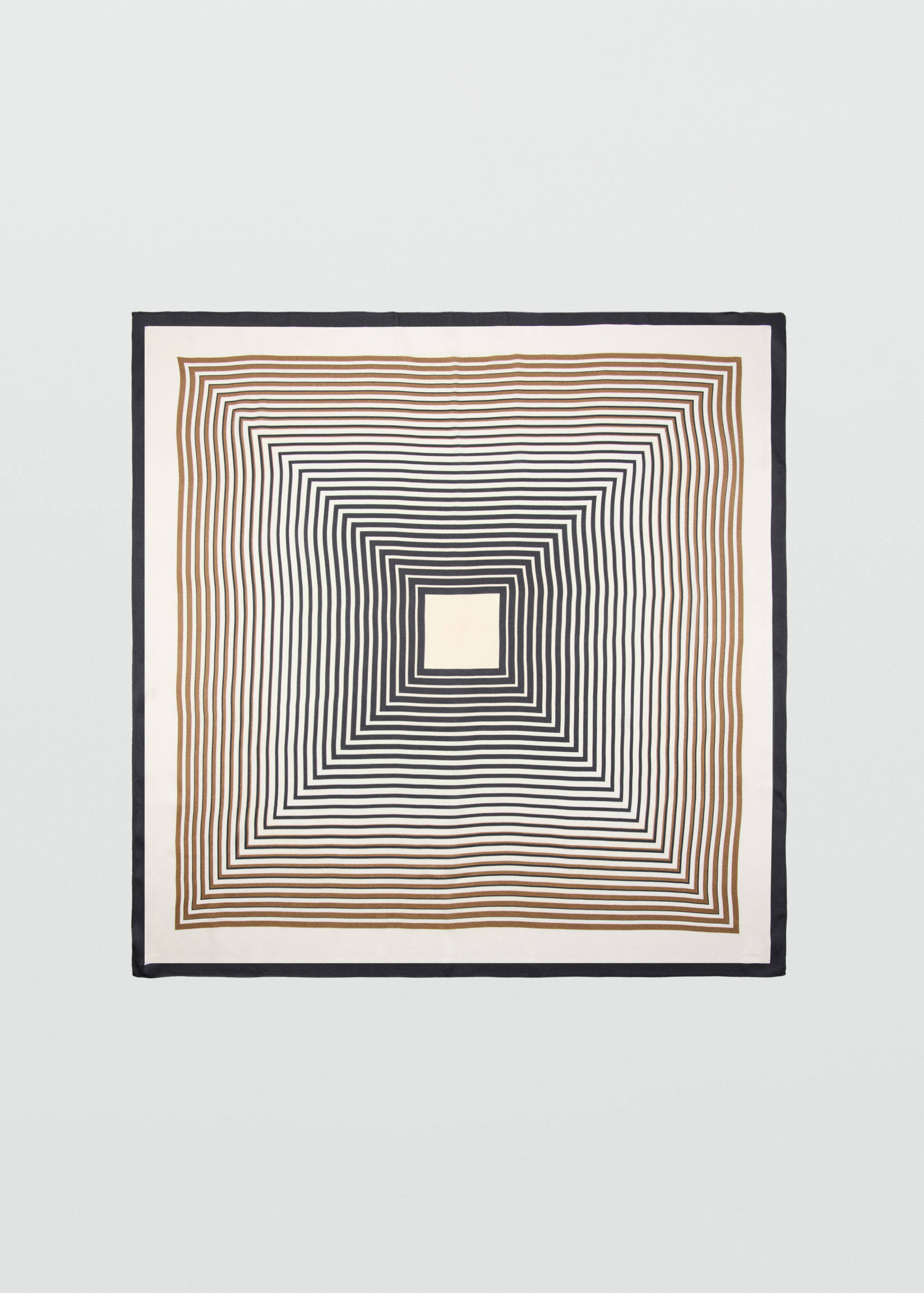 Geometric stripe-print scarf - Article without model