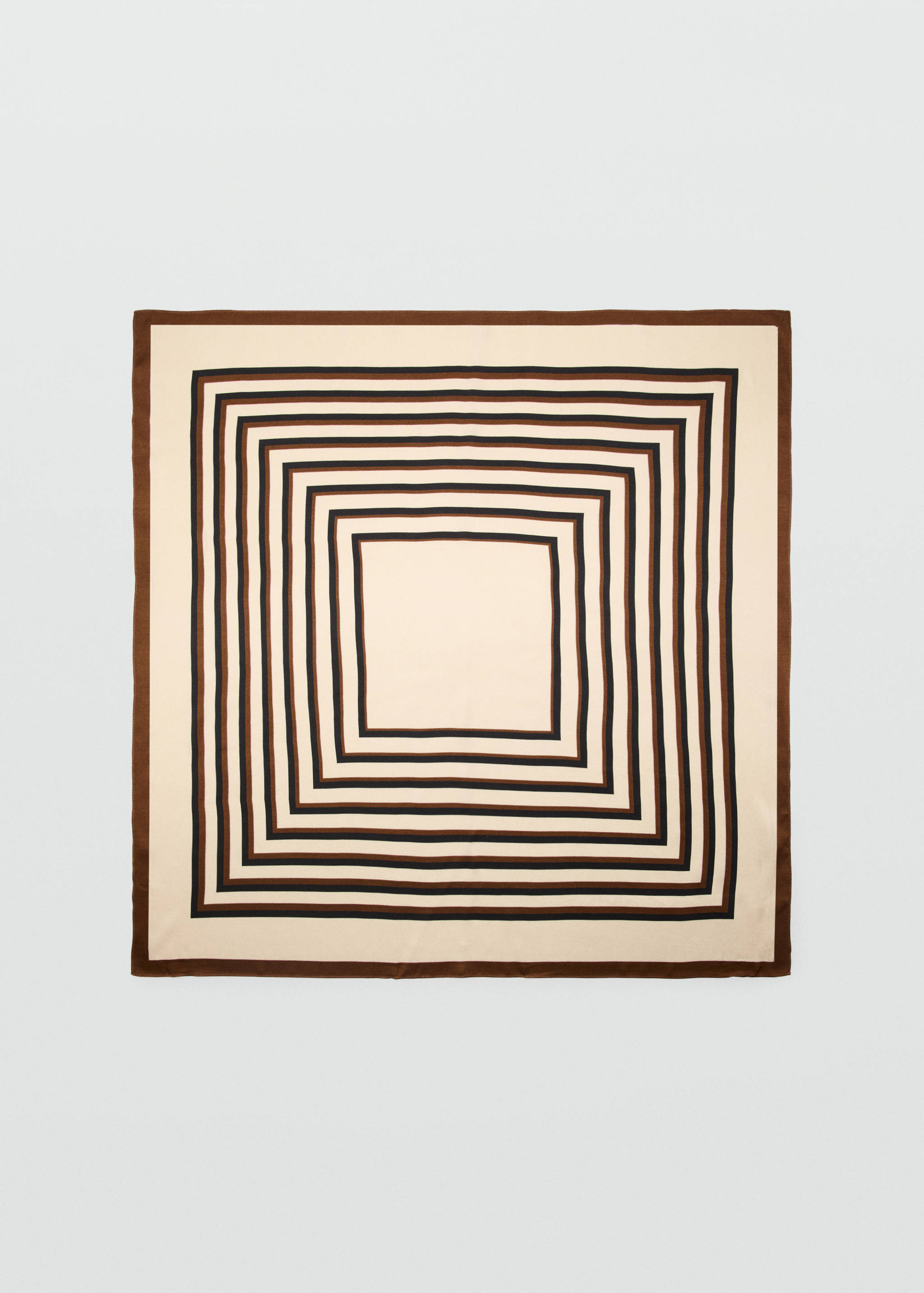 Geometric stripe-print scarf - Article without model