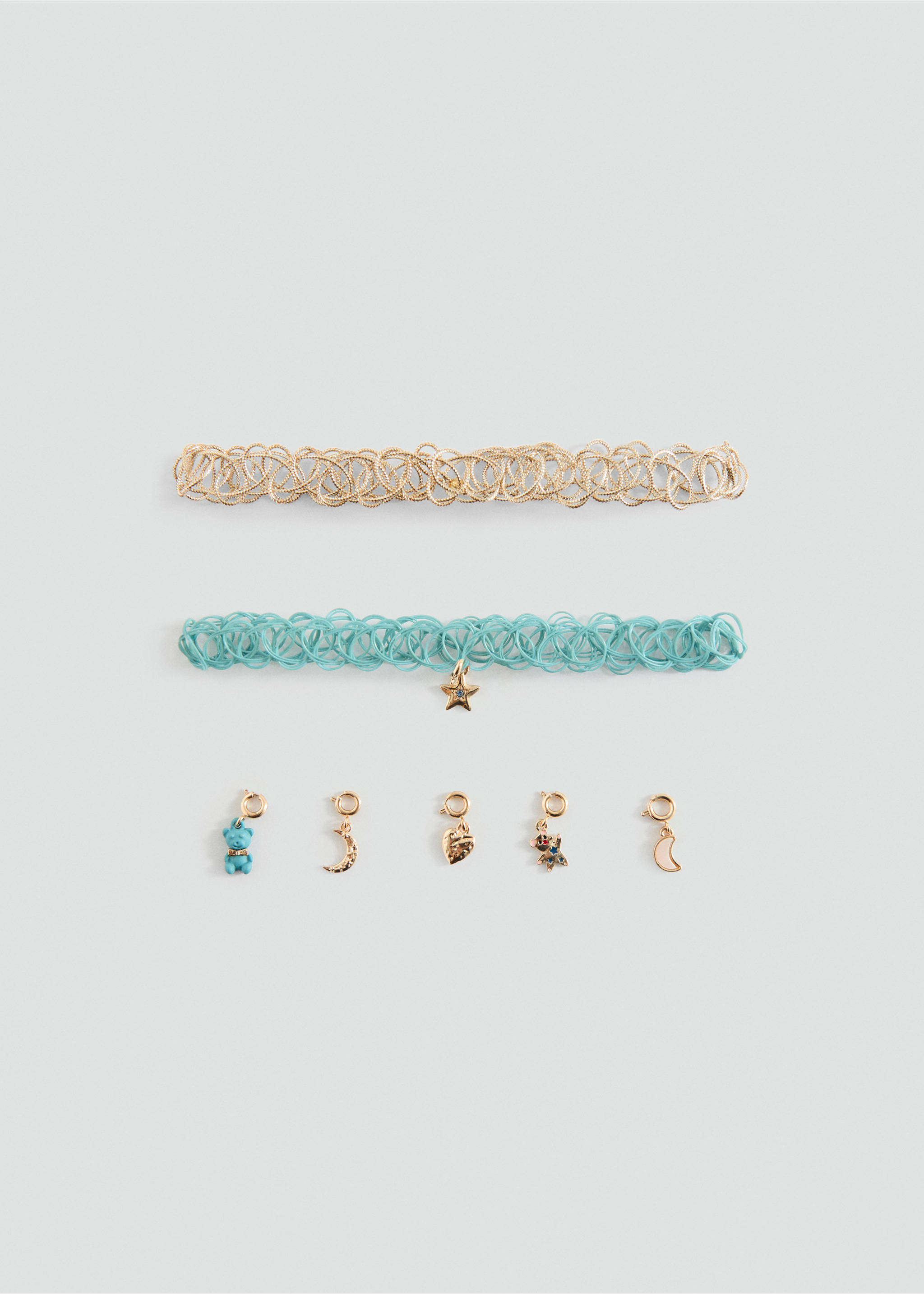 2 chokers pack - Article without model, Gold. Ref: 27041207-00.
