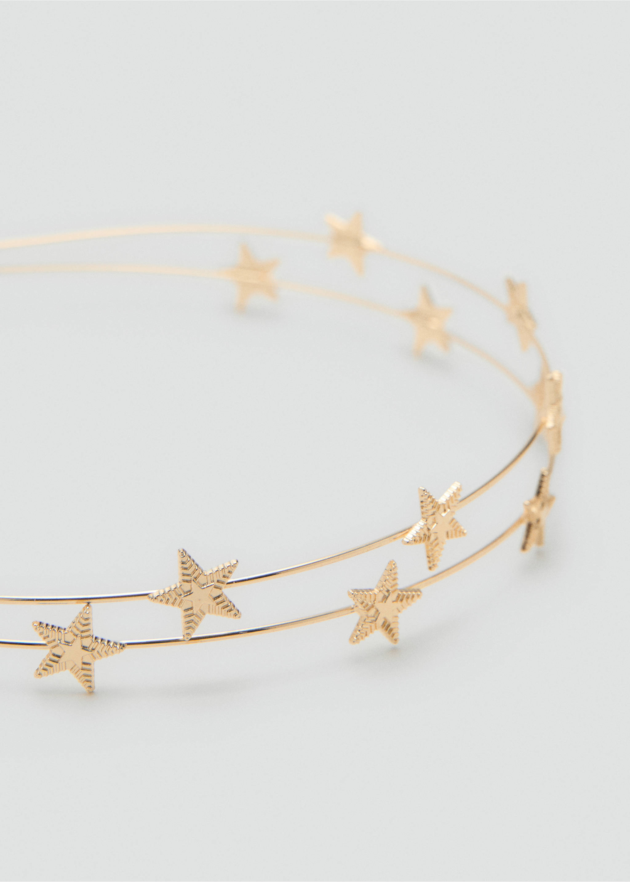 Stars hairband - Medium plane, Gold. Ref: 27041210-00.