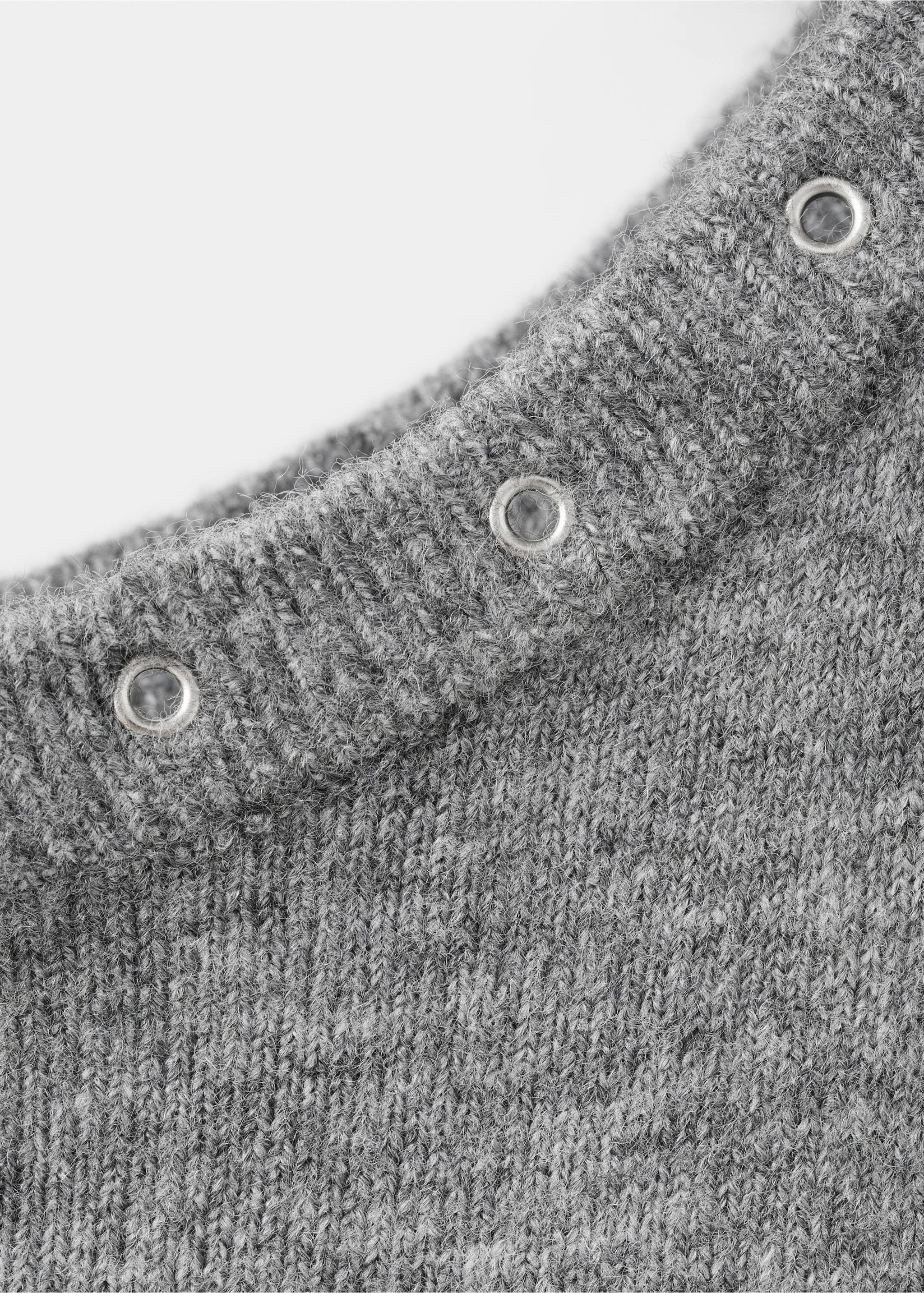 Jersei tatxes asimètric - Detall de l'article 8, Gris mig vigoré. Ref: 27041215-00.