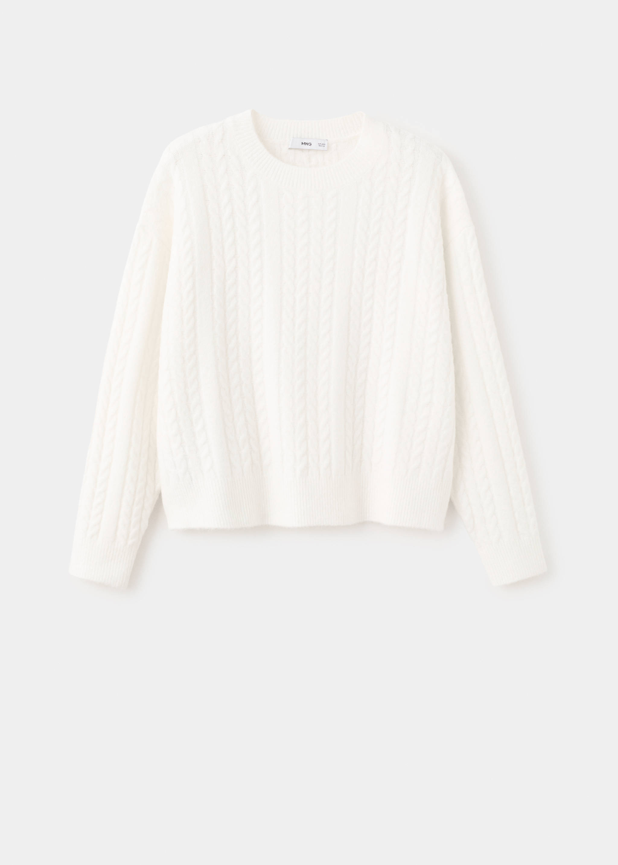 Braided knitted sweater - Article without model