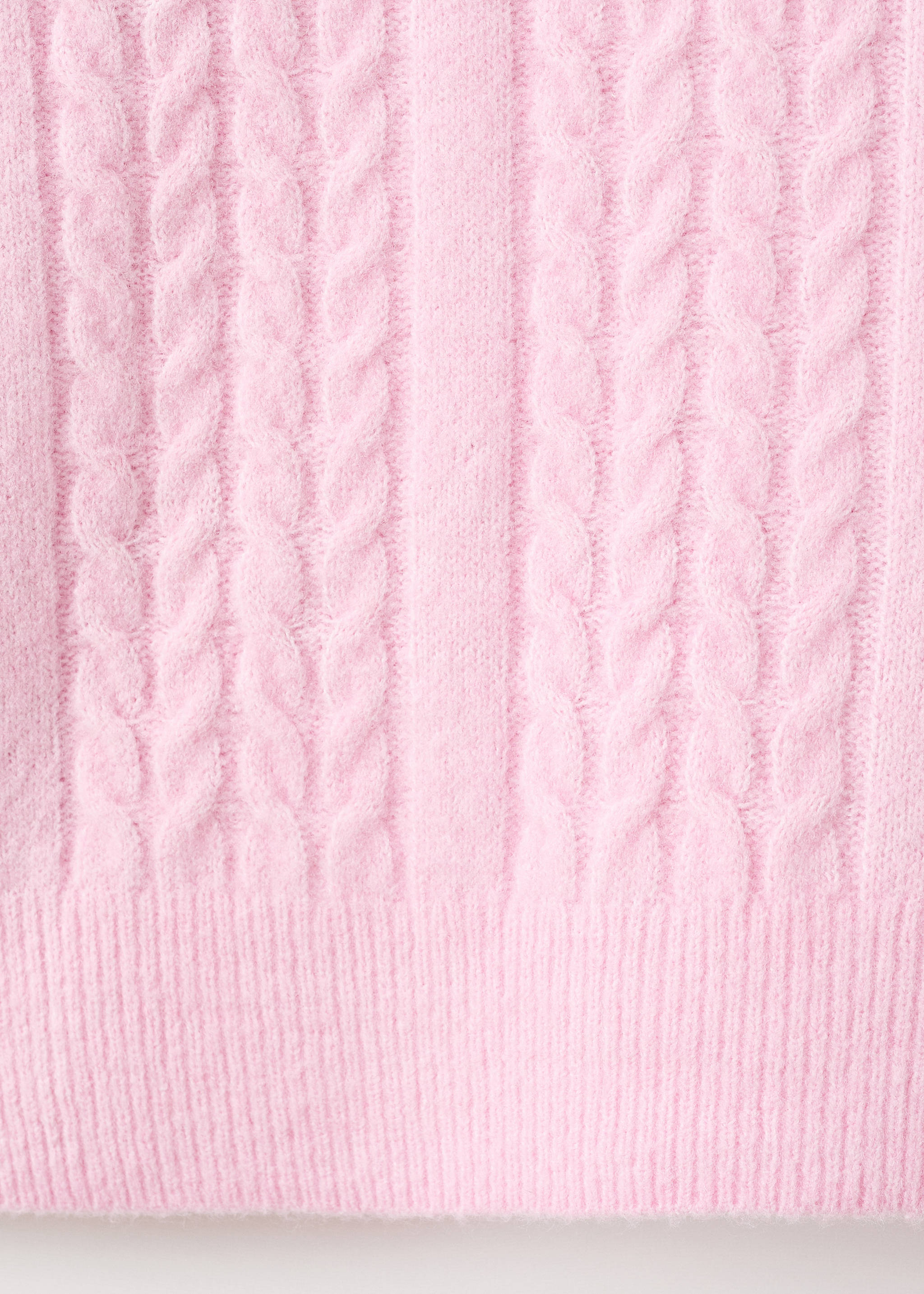 Braided knitted sweater - Details of the article 0