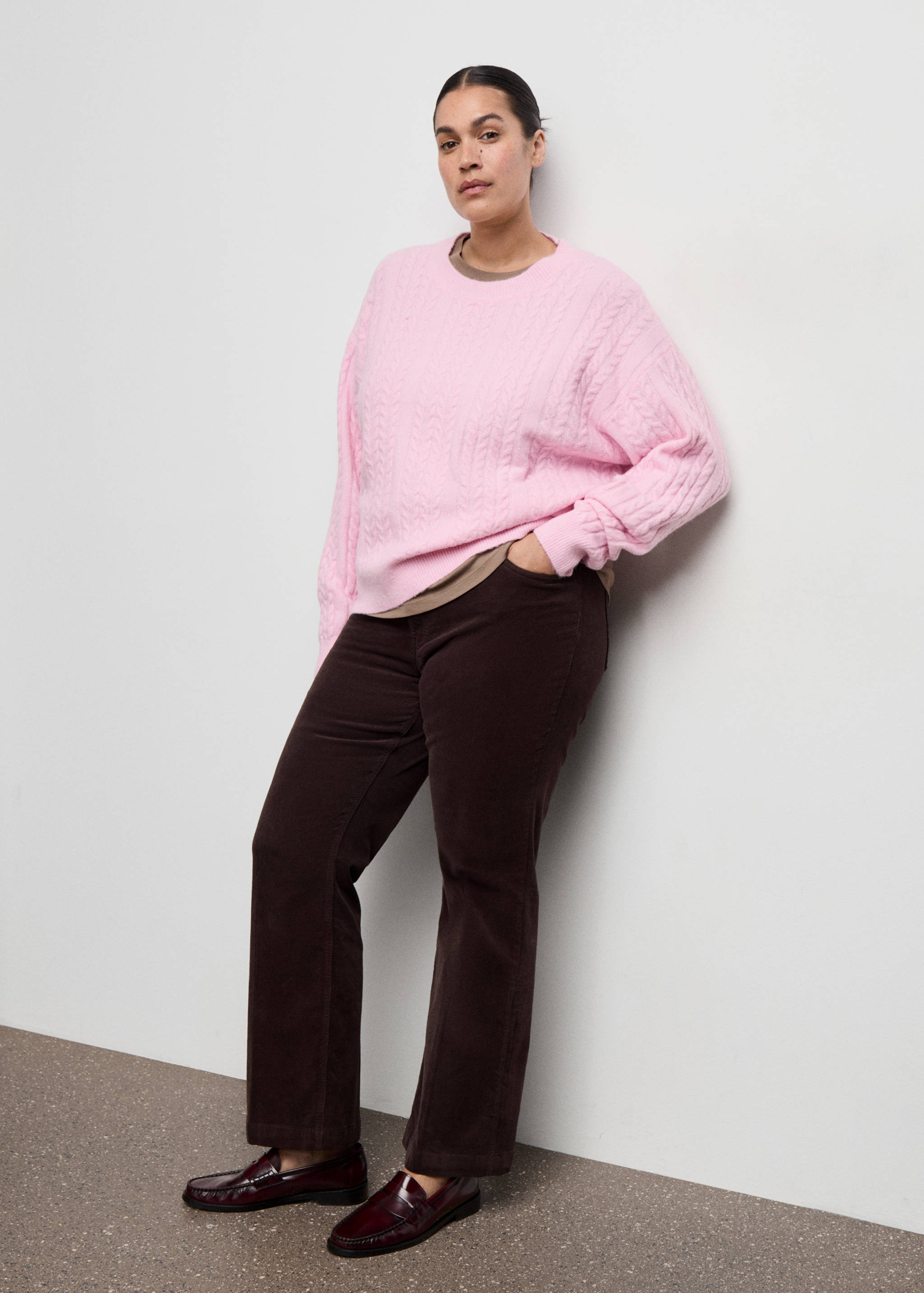 Braided knitted sweater - Details of the article 3