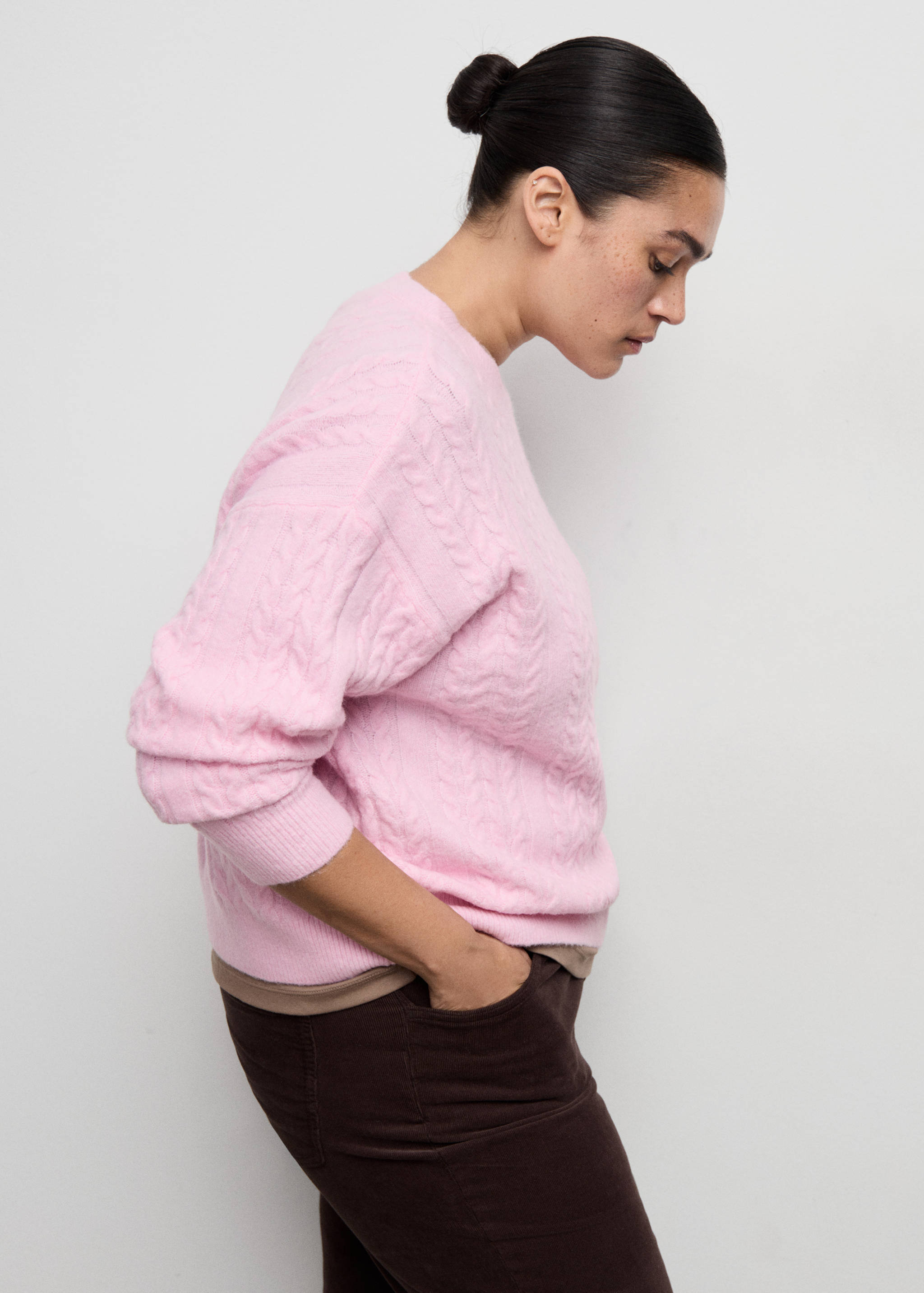 Braided knitted sweater - Details of the article 5