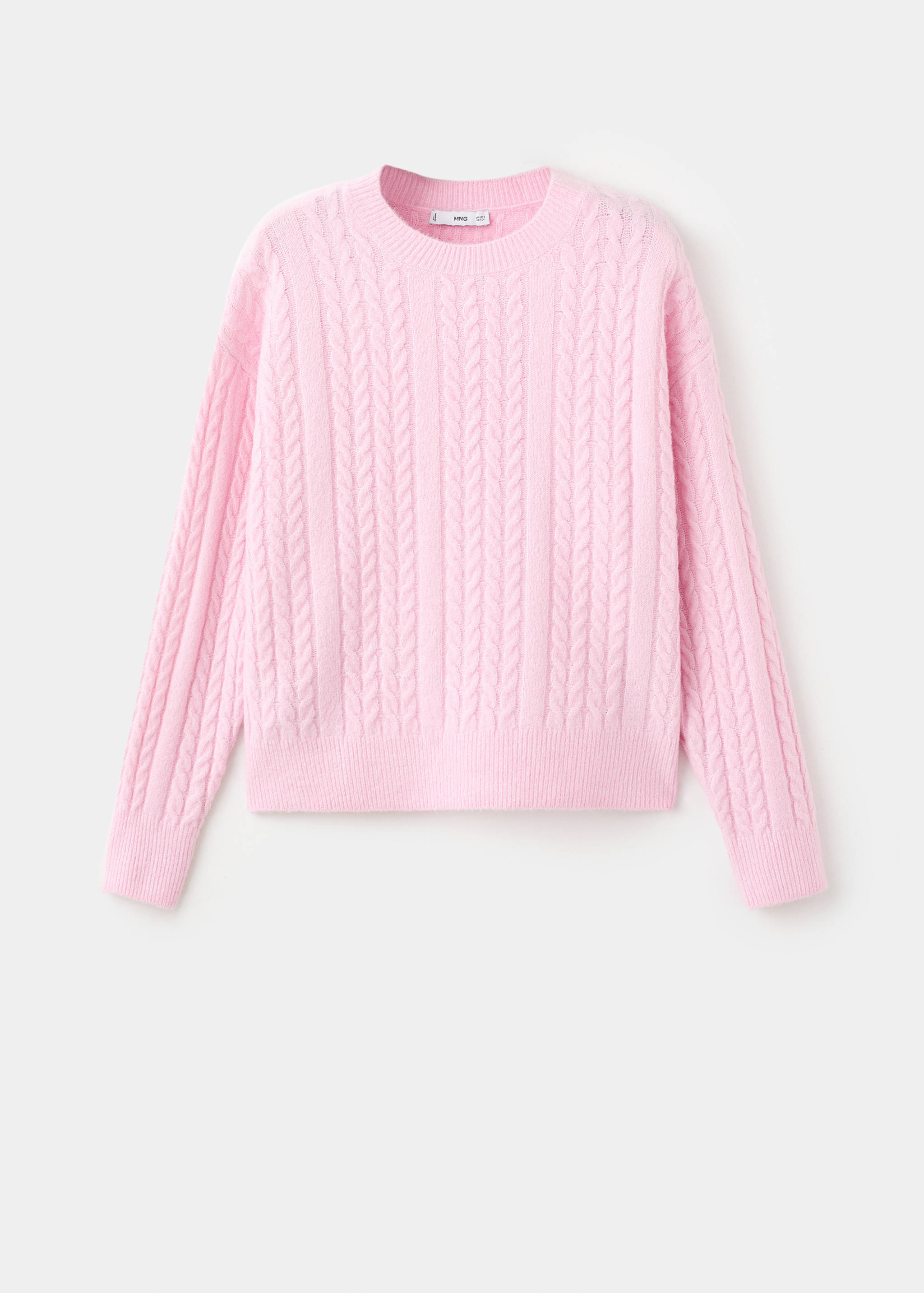 Braided knitted sweater - Article without model