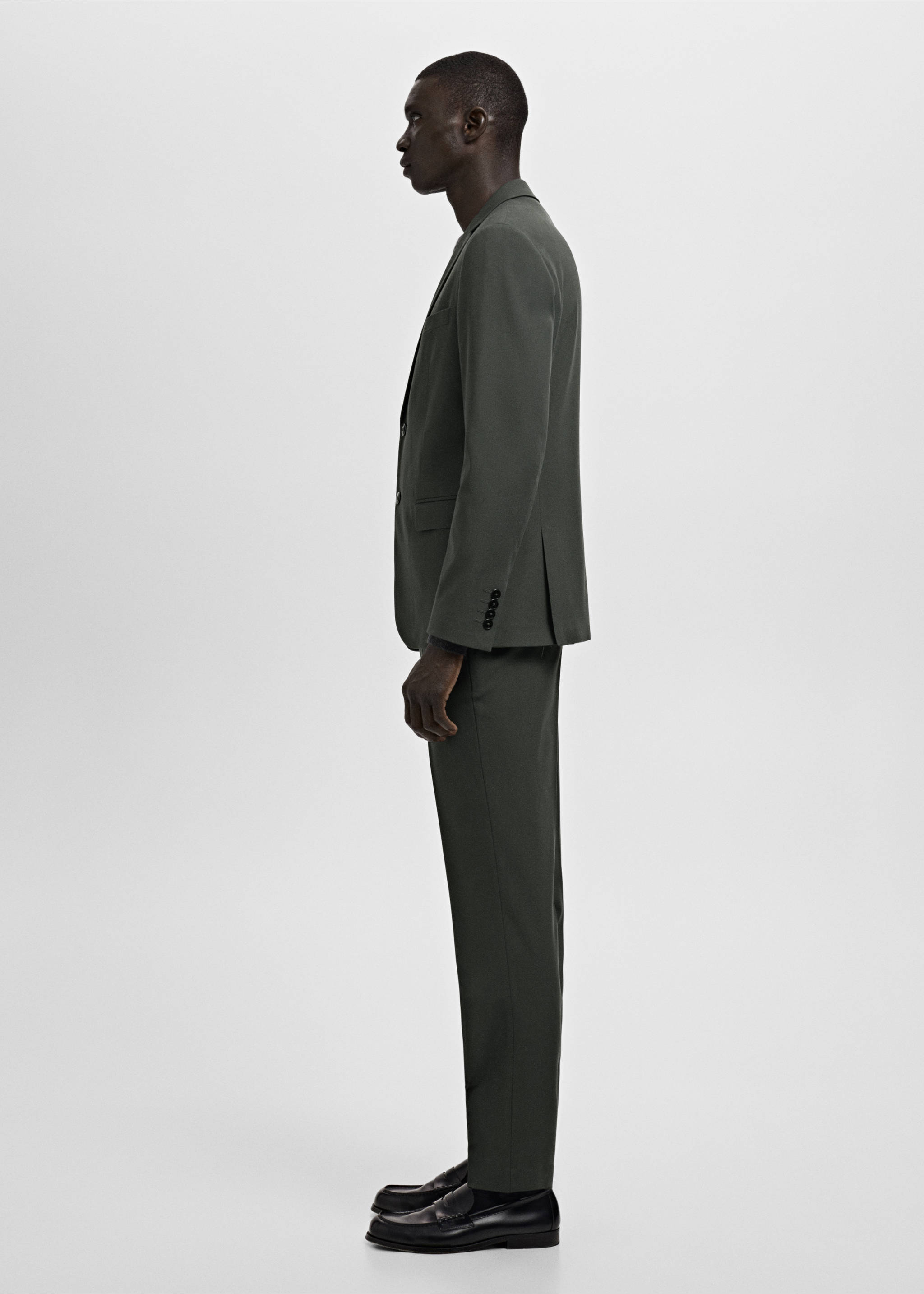 Костюмные брюки Paris super slim fit - Деталь изделия 2, Зеленый. Ref: 27041221-00.