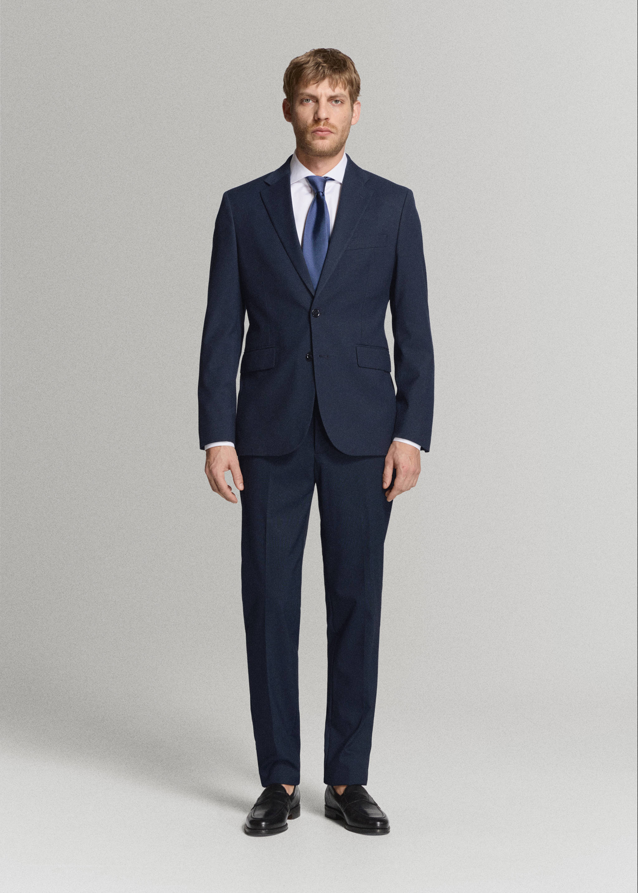 米兰修身版型西装裤 - null