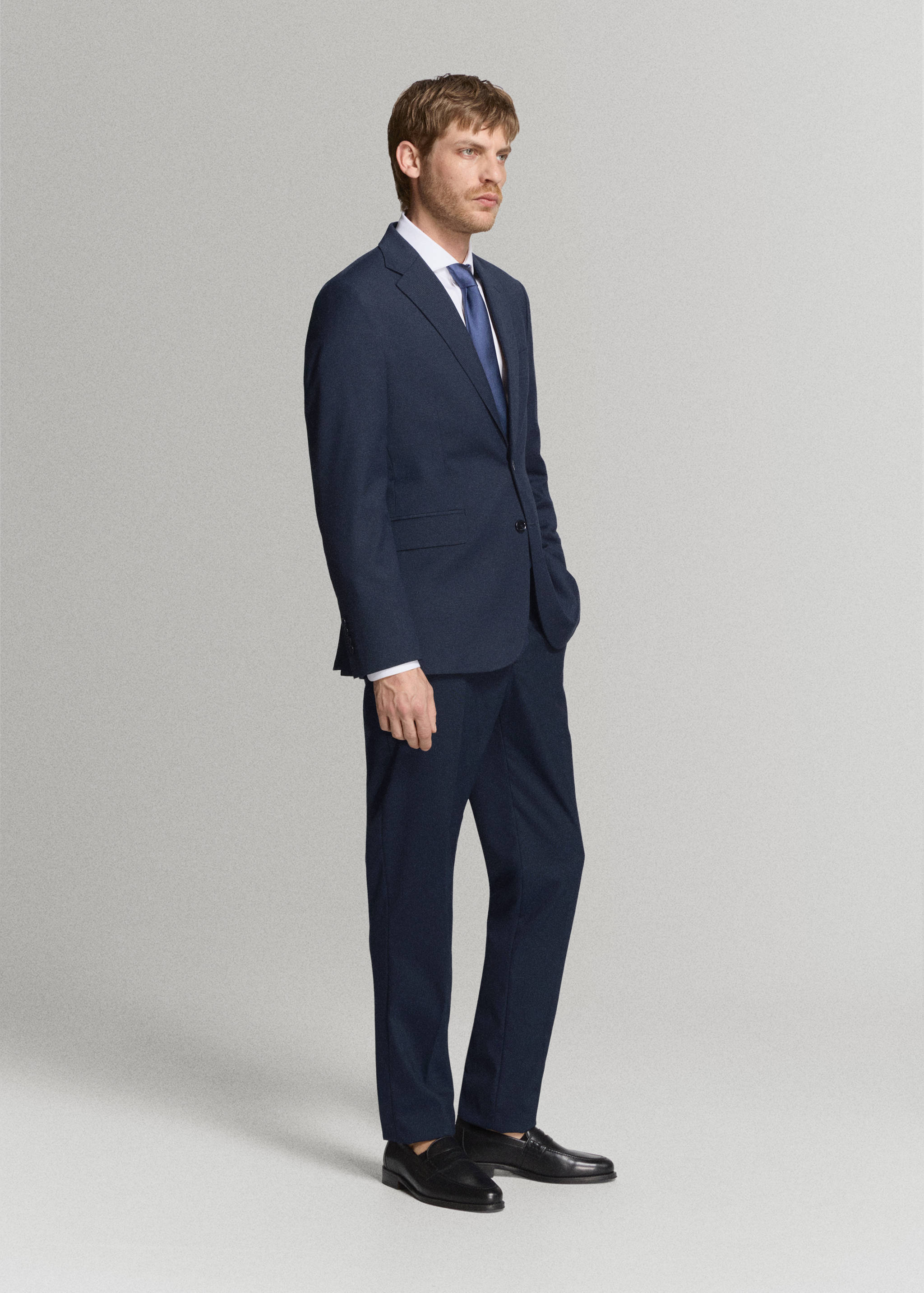 米兰修身版型西装裤 - null