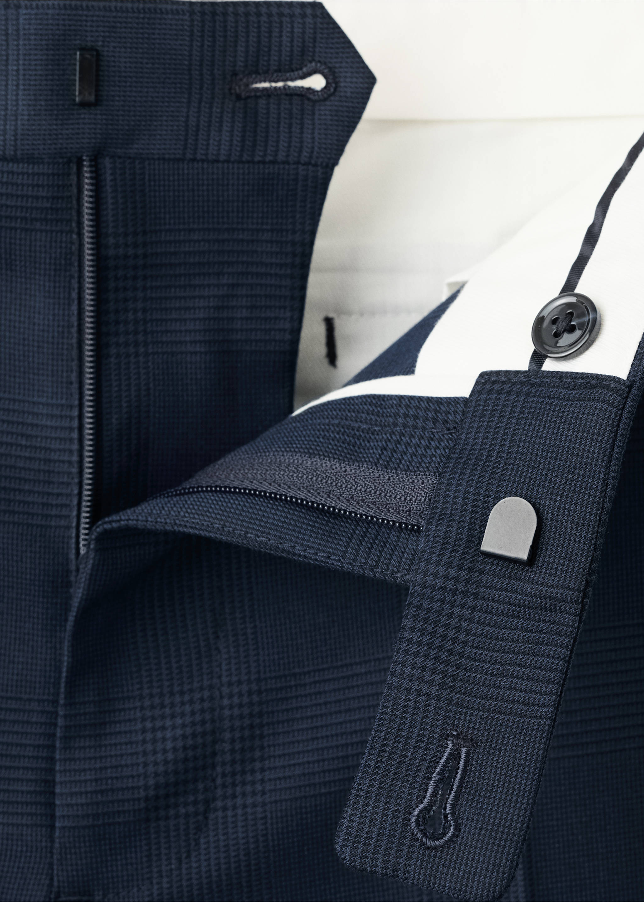 Pantalón traje Milán slim fit - Detalle del artículo 0, Azul marino oscuro. Ref: 27041223-00.