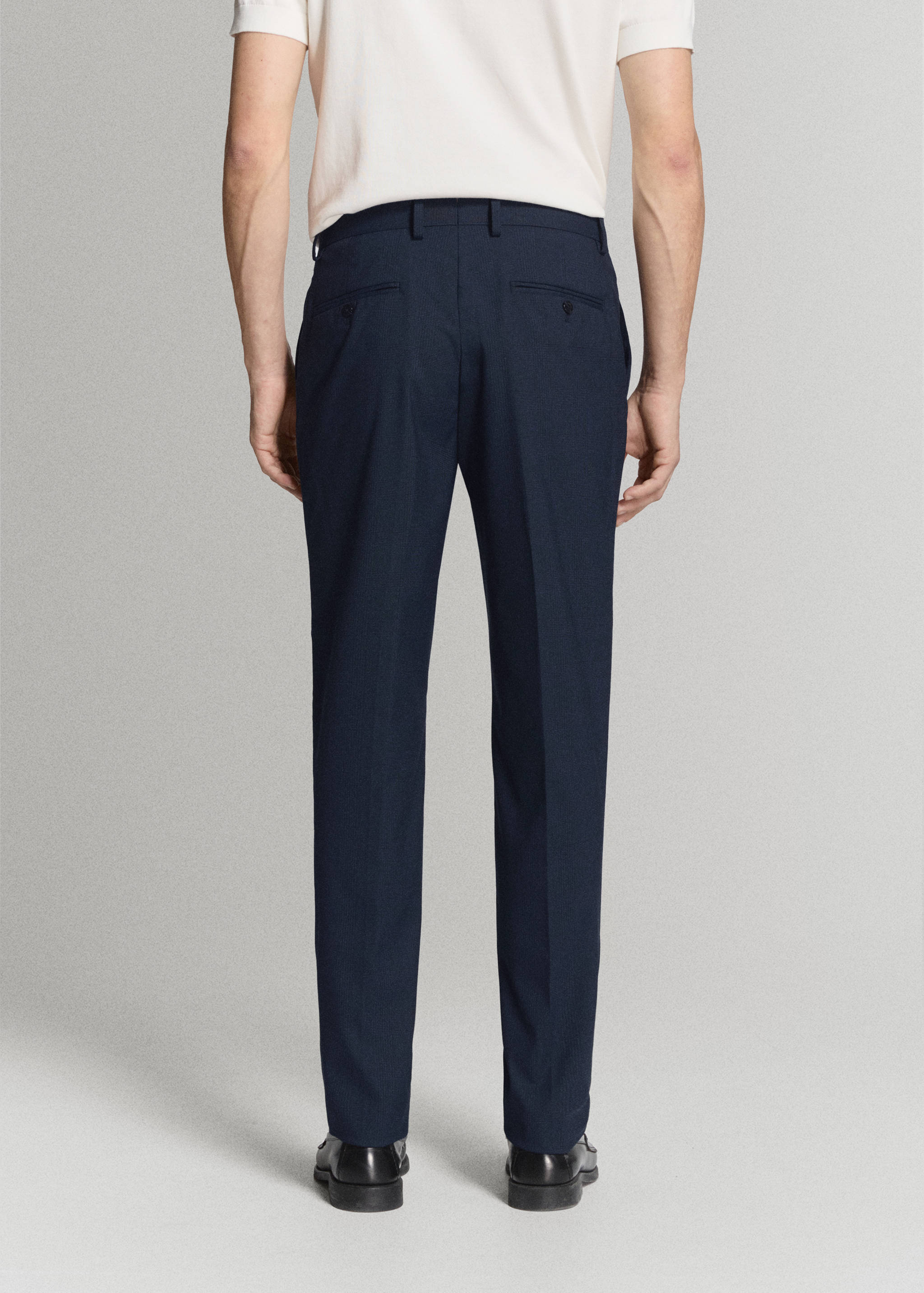 Milan slim-fit suit pants - Reverse of the article