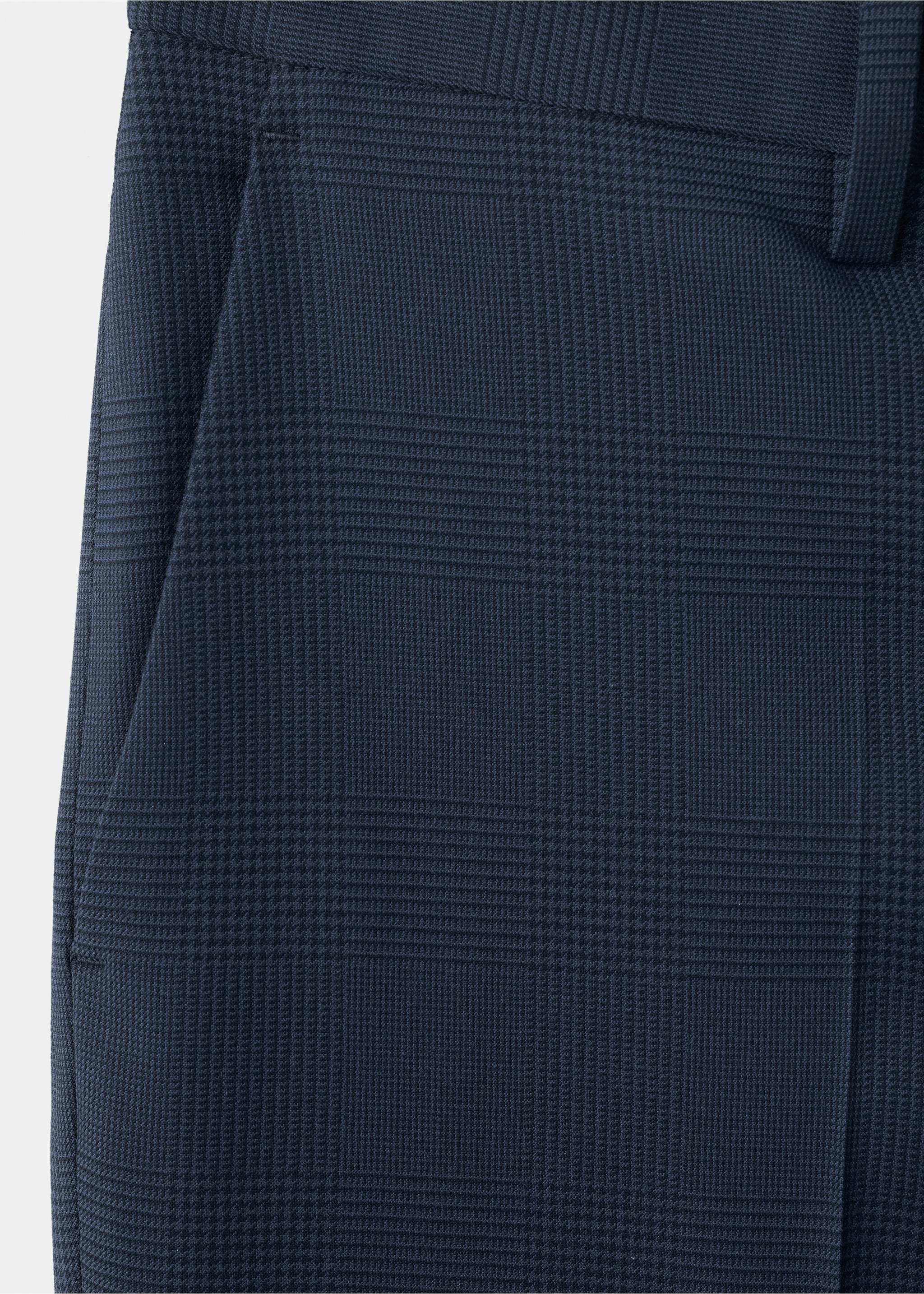 Milan slim-fit suit pants - Details of the article 8, Dark Navy. Ref: 27041223-02.