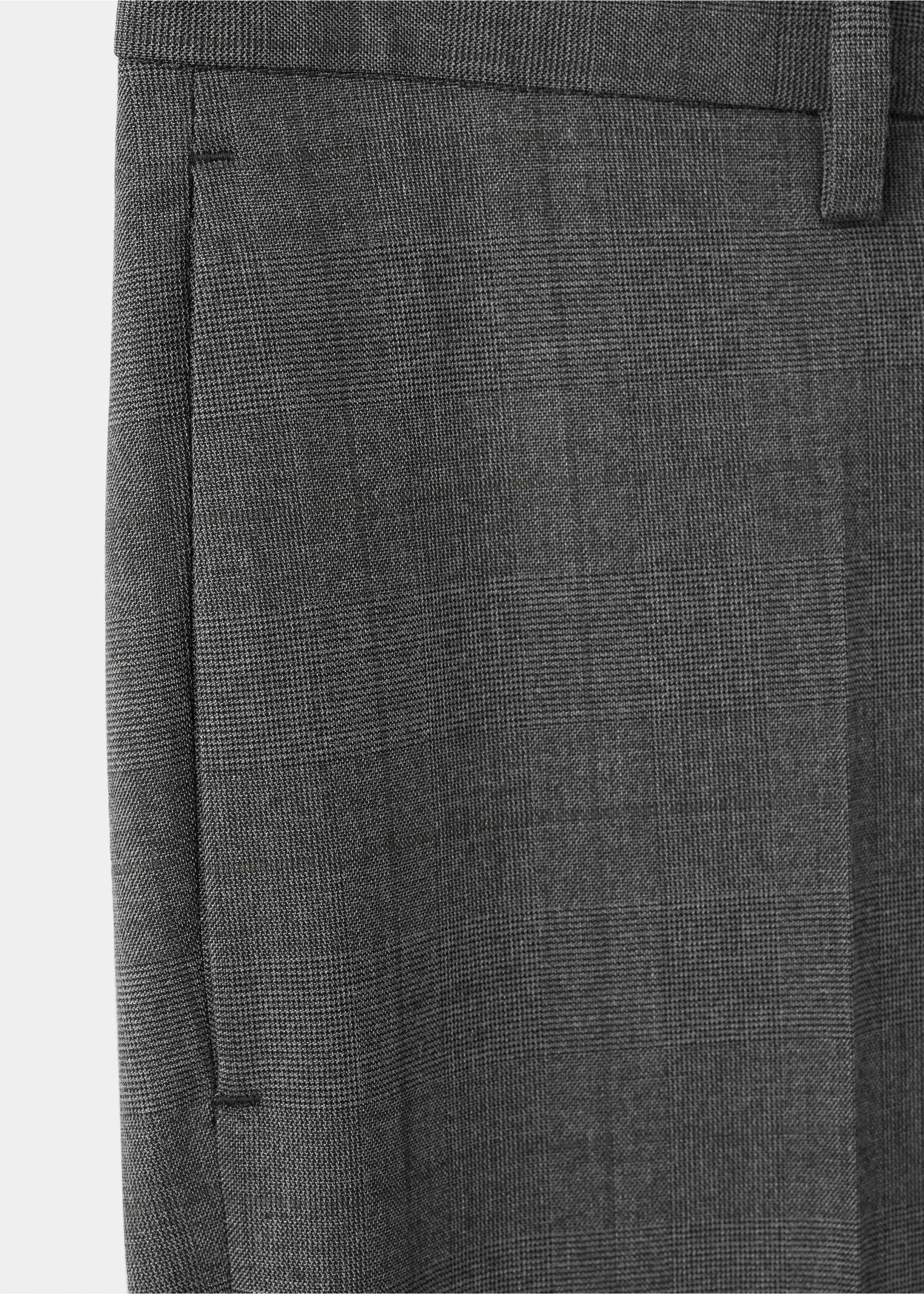 弹力面料超修身西装裤 - null, 石楠花中灰. Ref: 27041225-00.