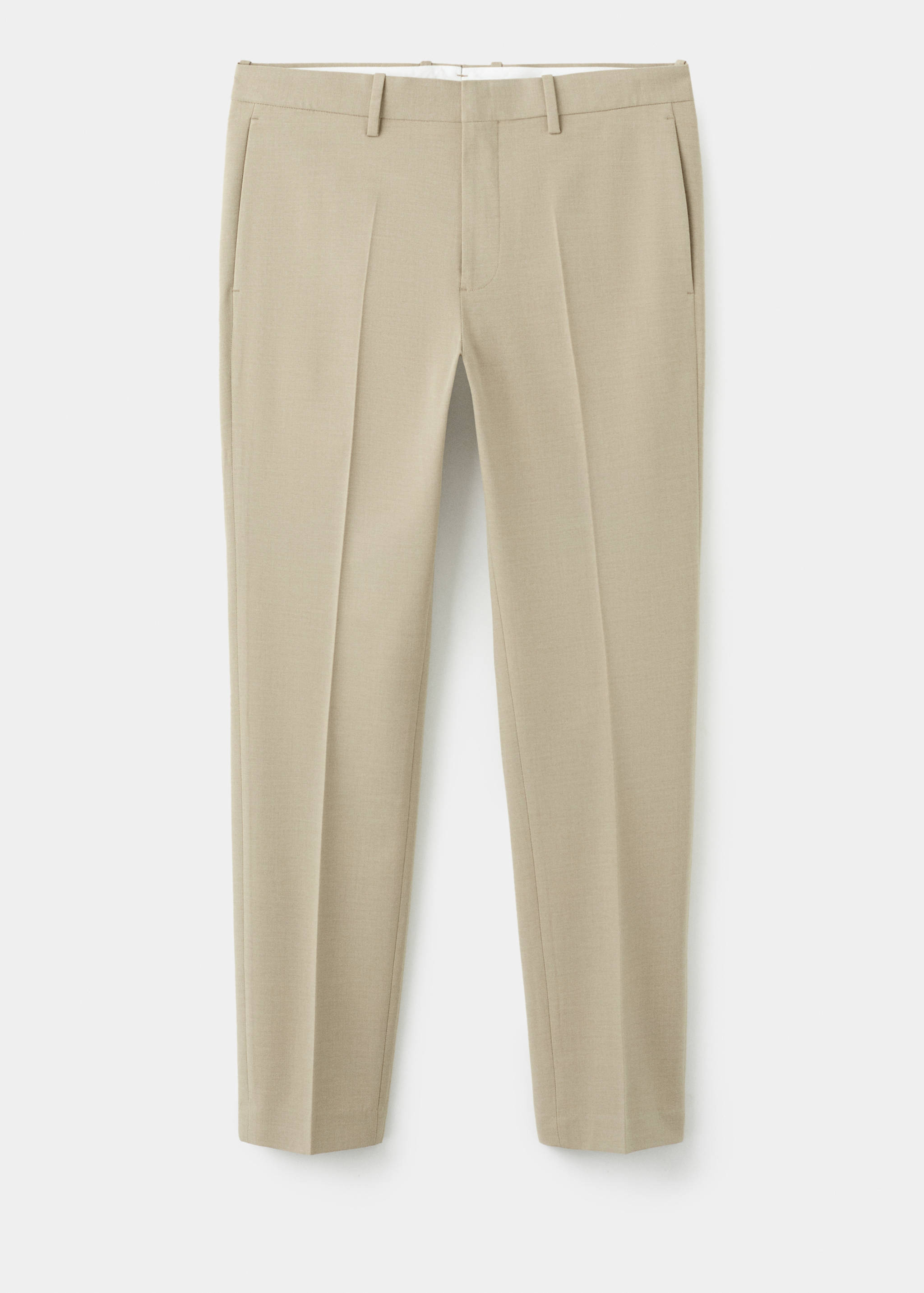 Stretch fabric super slim-fit suit trousers - Article without model