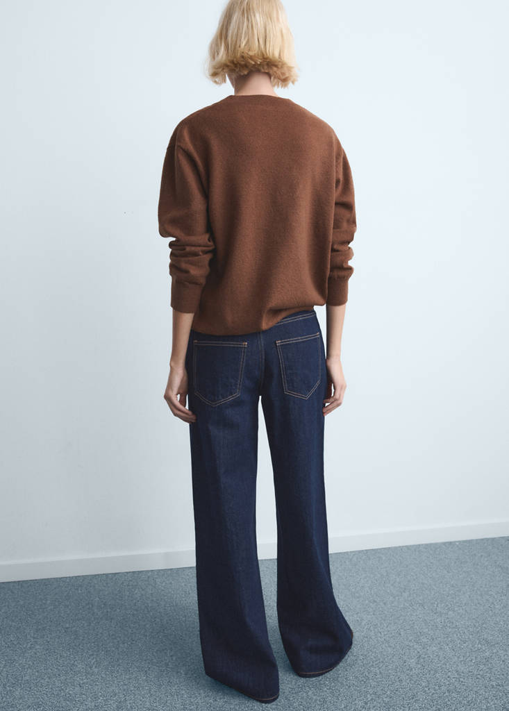 Low-rise wideleg jeans — Open Blue