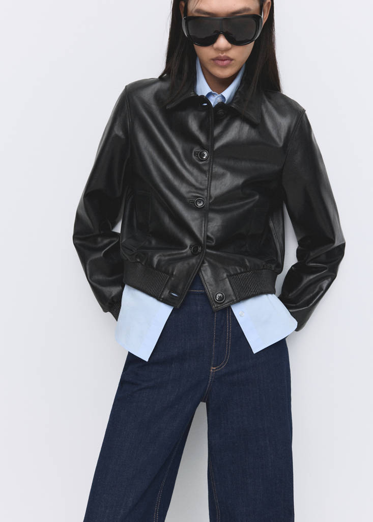 Low-rise wideleg jeans — Open Blue