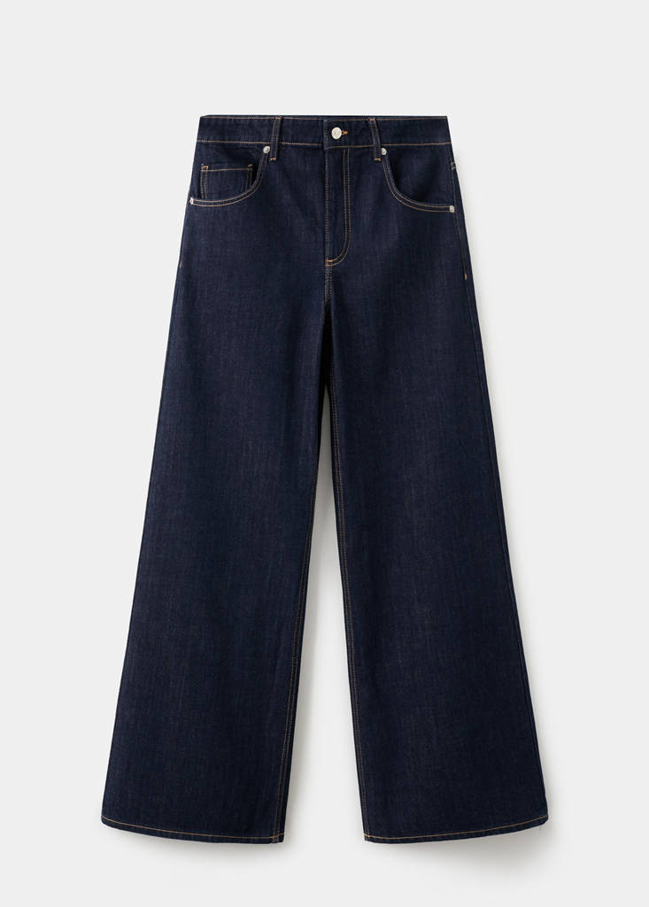 Low-rise wideleg jeans — Open Blue