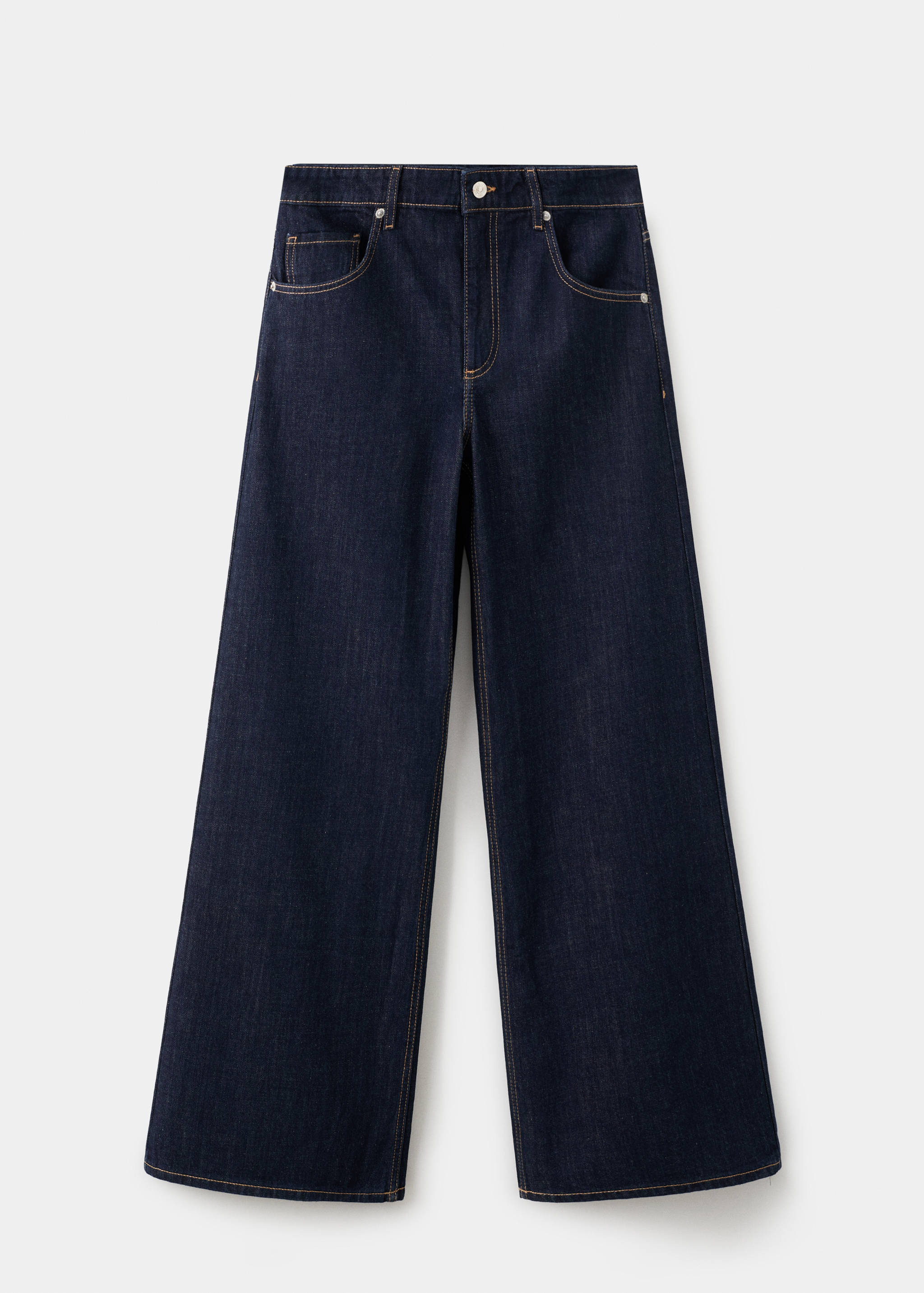 Weit geschnittene Wide-Leg-Jeans mit niedrigem Bund - Artikel ohne Model