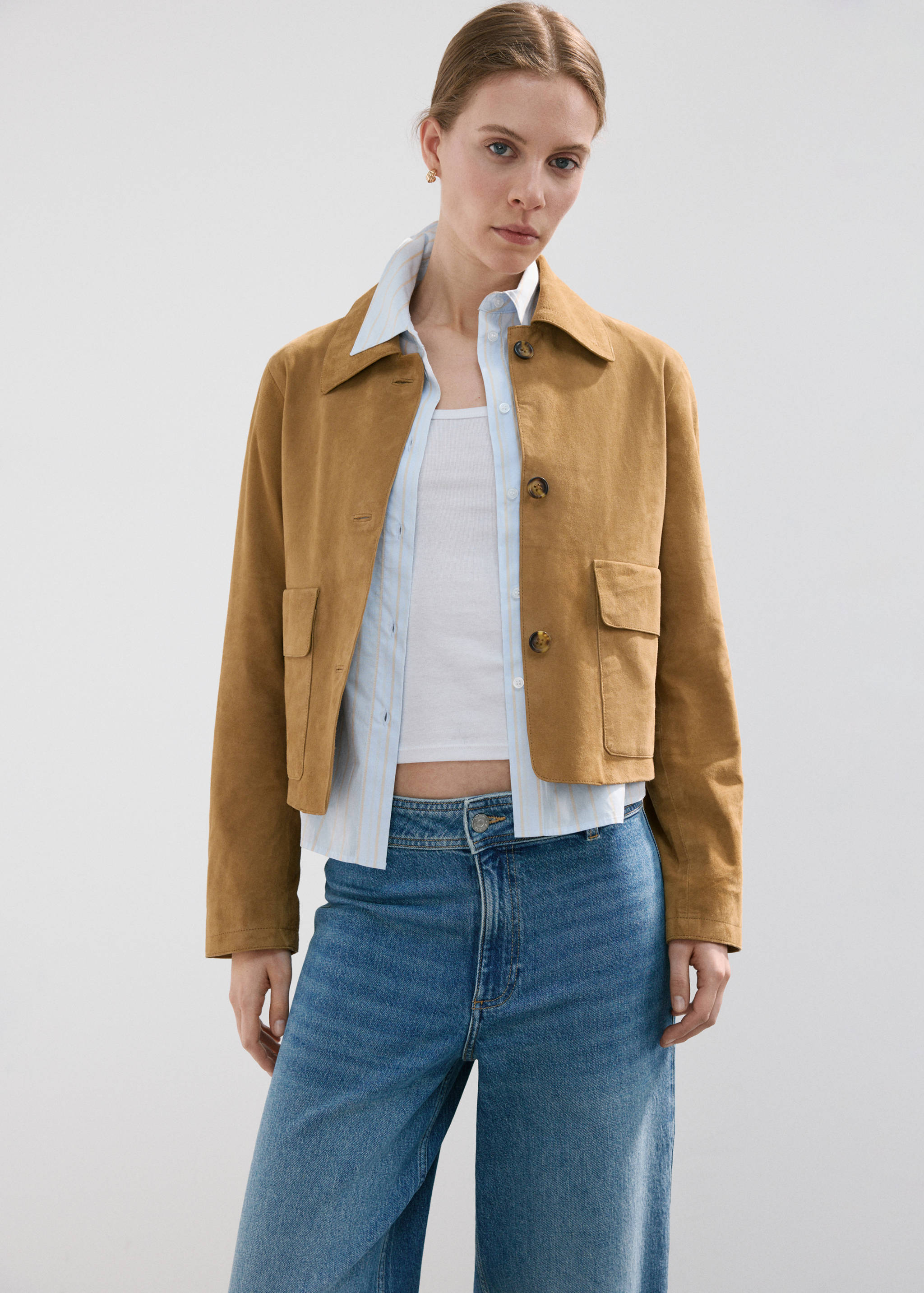 Jean style jupe-culotte Catherin taille haute - Détail de l'article 1