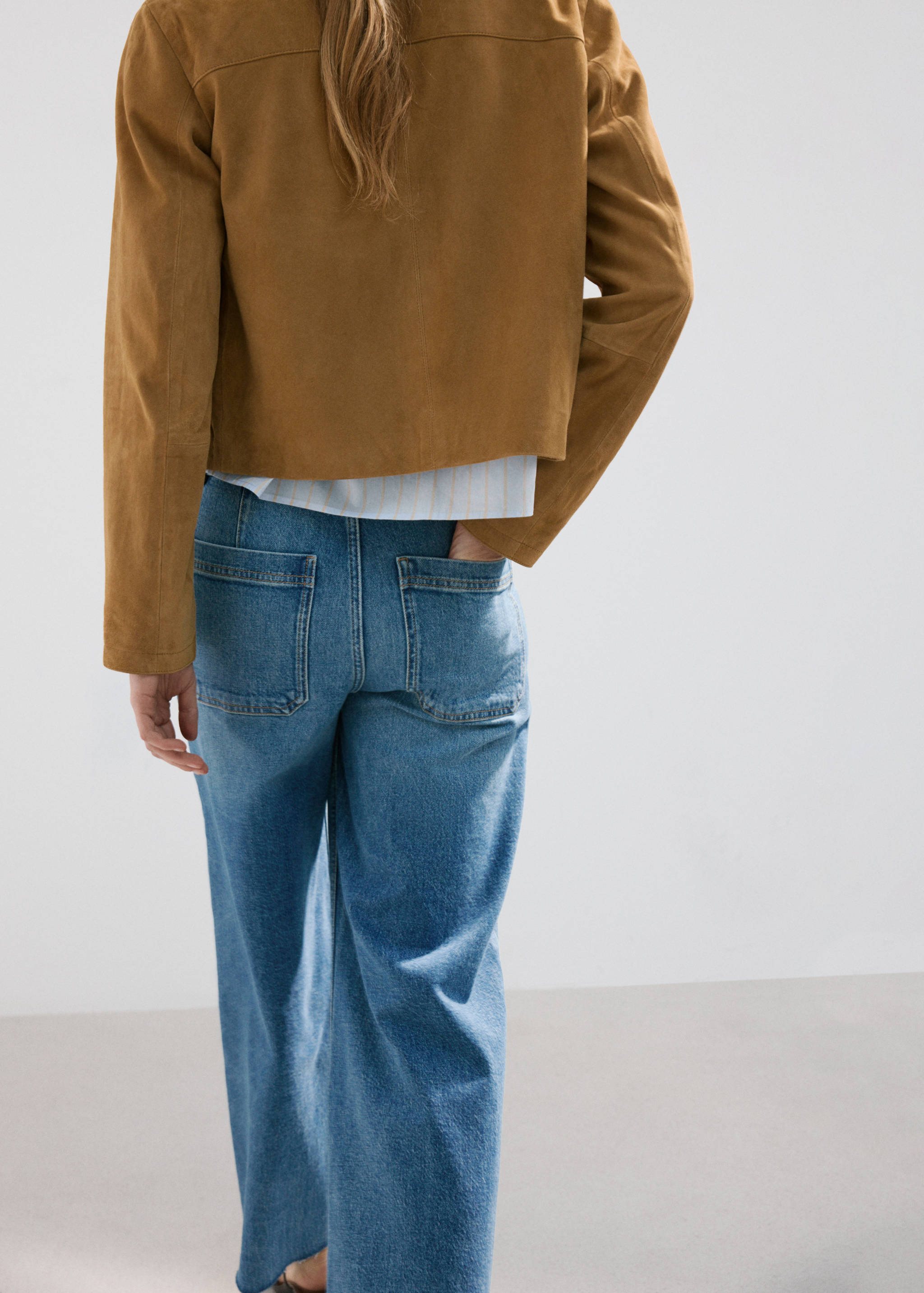 Jean style jupe-culotte Catherin taille haute - Détail de l'article 2