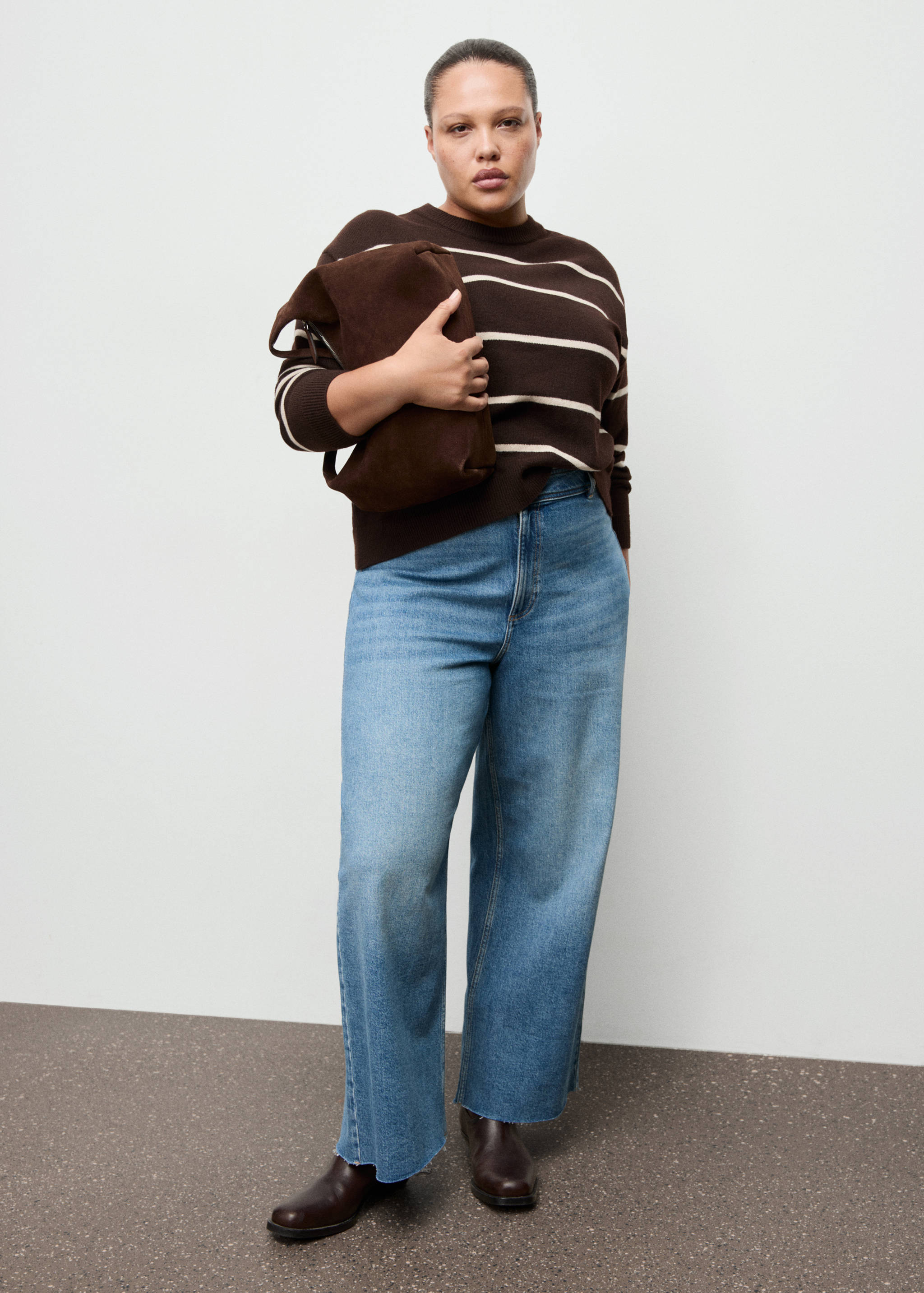 Jean style jupe-culotte Catherin taille haute - Détail de l'article 3