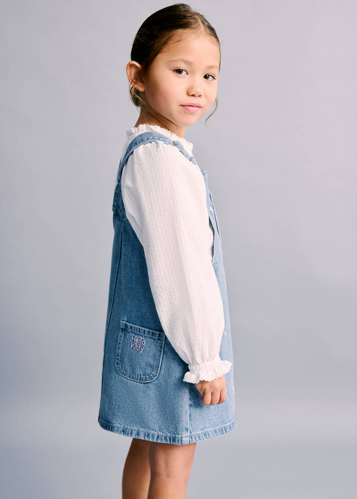 Hello Kitty pinafore dress — Light Blue