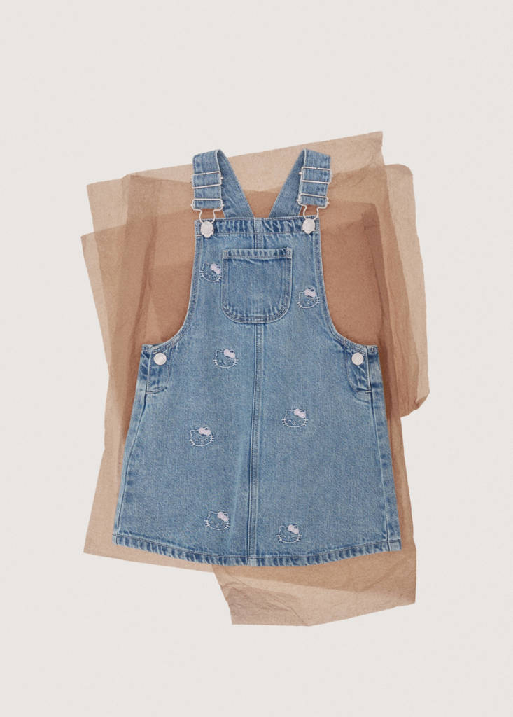 Hello Kitty pinafore dress — Light Blue