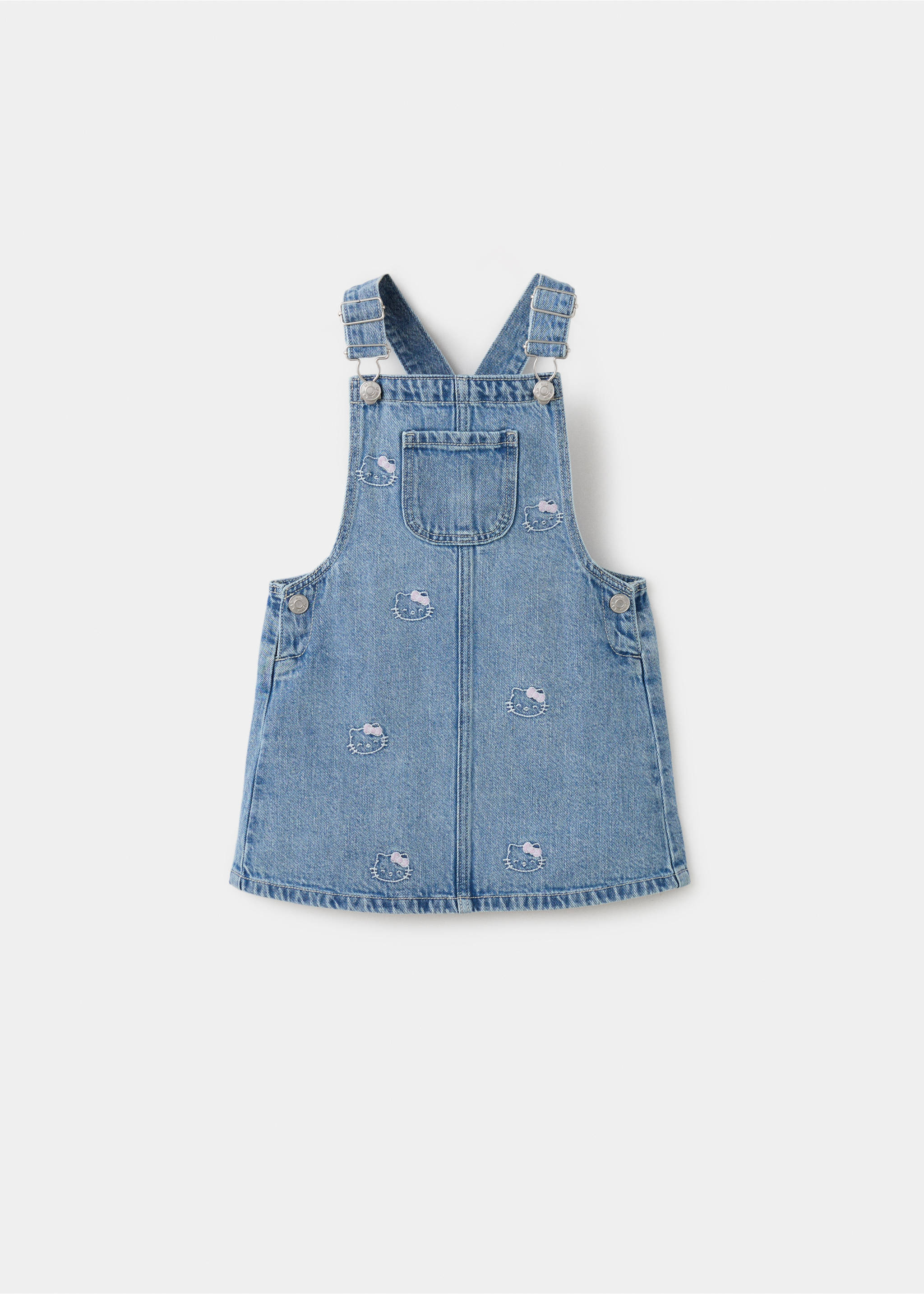 Hello Kitty pinafore dress - Article without model, Light Blue. Ref: 27041232-00.