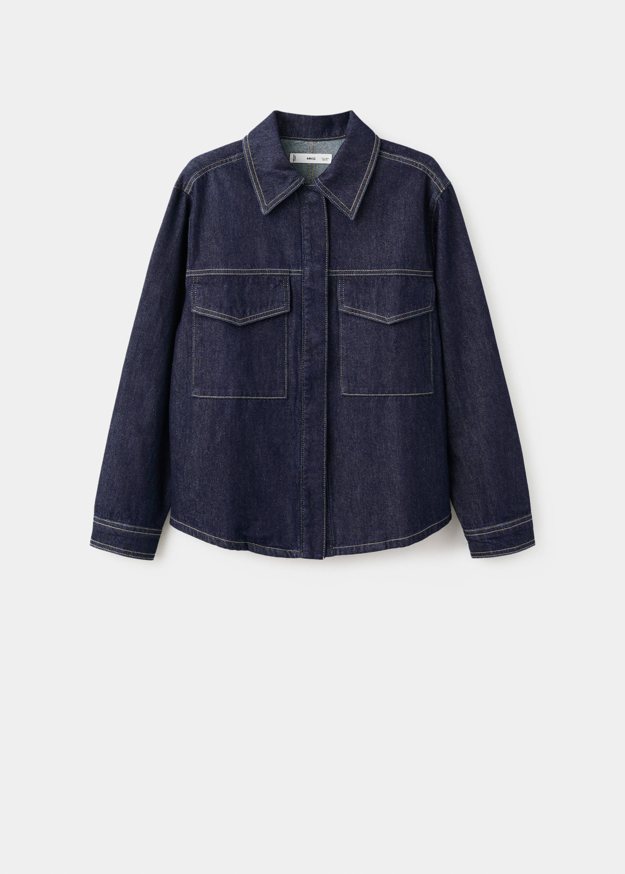 Denim shirt with flap pockets - Article without model