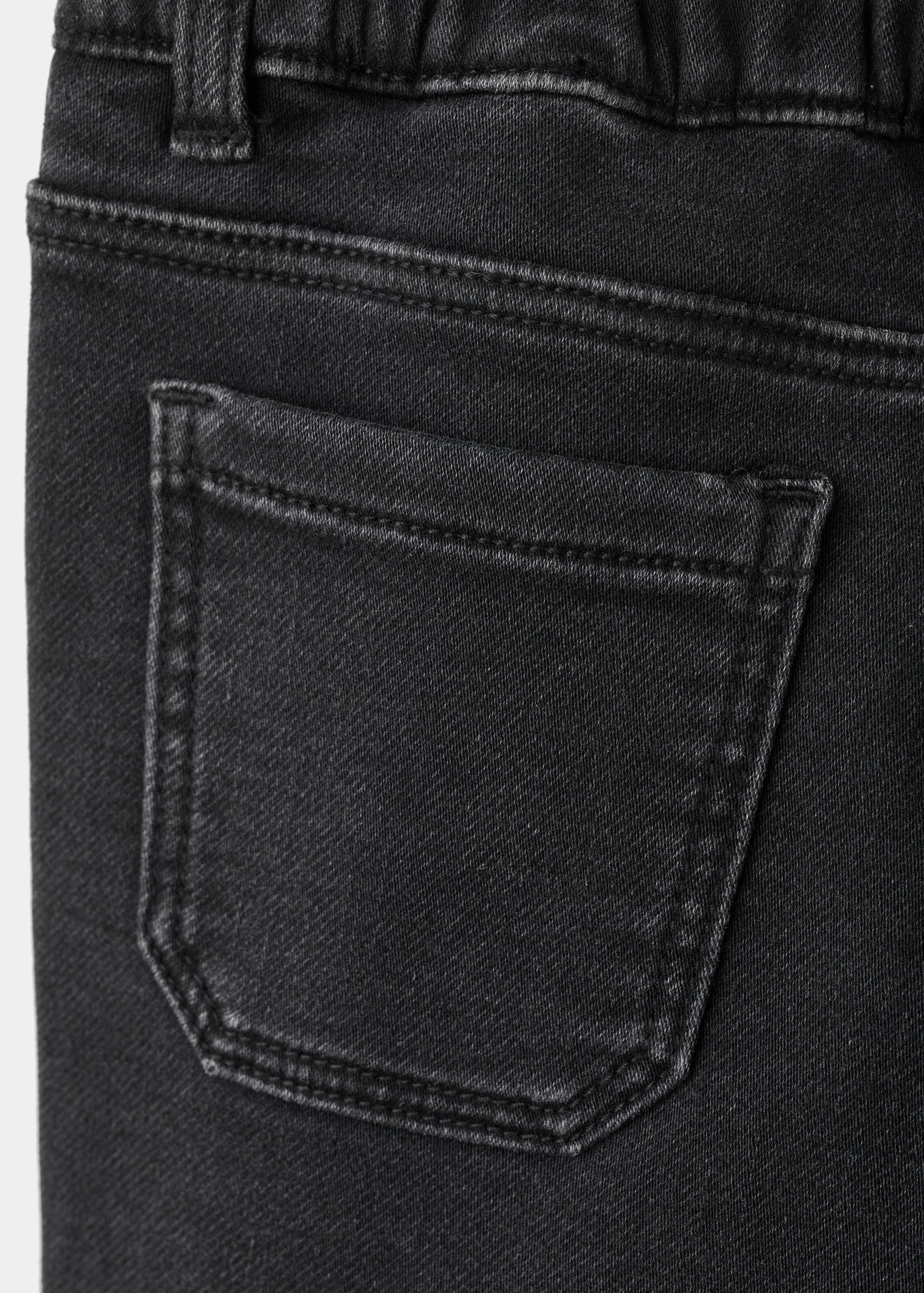Slim fit jeans with cord drawstring - Details of the article 0